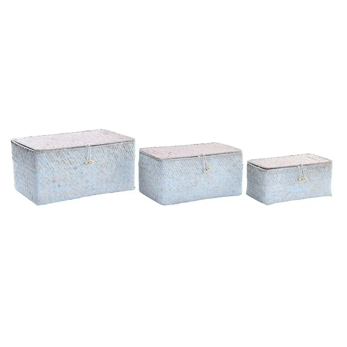 Set de basket dkd home decor polyester fibre boho mediterraneen 35 x 23 x 18 cm _4439. DIAYTAR COTE D'IVOIRE - Là où la Qualité est Non Négociable. Parcourez notre boutique en ligne pour découvrir des produits qui incarnent le raffinement et l'excellence du Côte d'Ivoire.