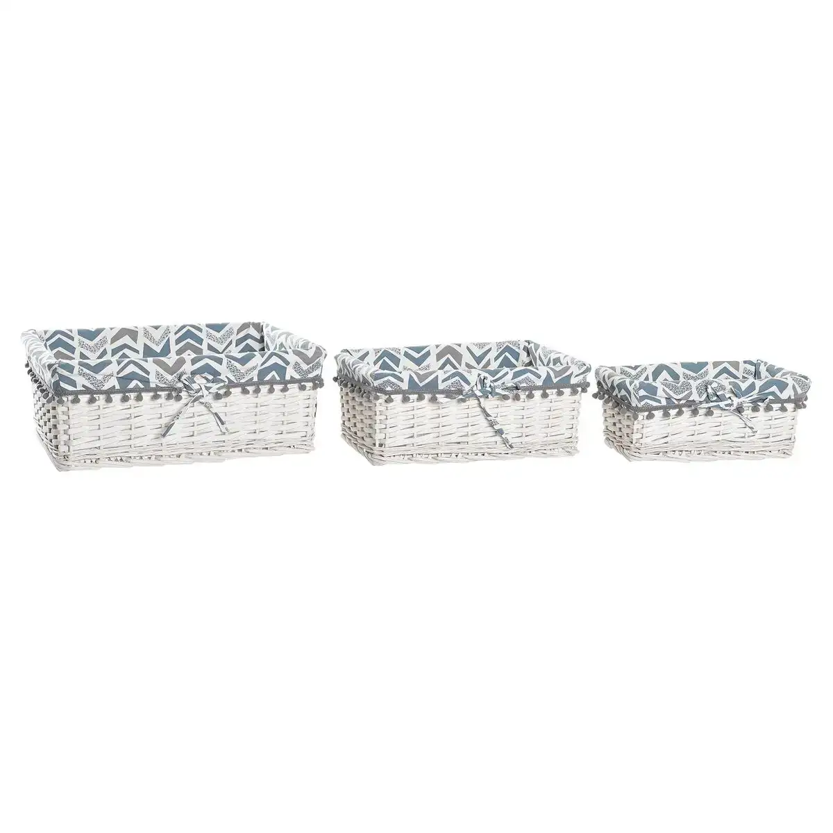 Set de basket dkd home decor polyester osier 39 x 29 x 15 cm _5451. Découvrez DIAYTAR COTE D'IVOIRE - Où l'Élégance Rencontre la Variété. Parcourez notre collection et trouvez des trésors cachés qui ajoutent une touche de sophistication à votre vie quotidienne.