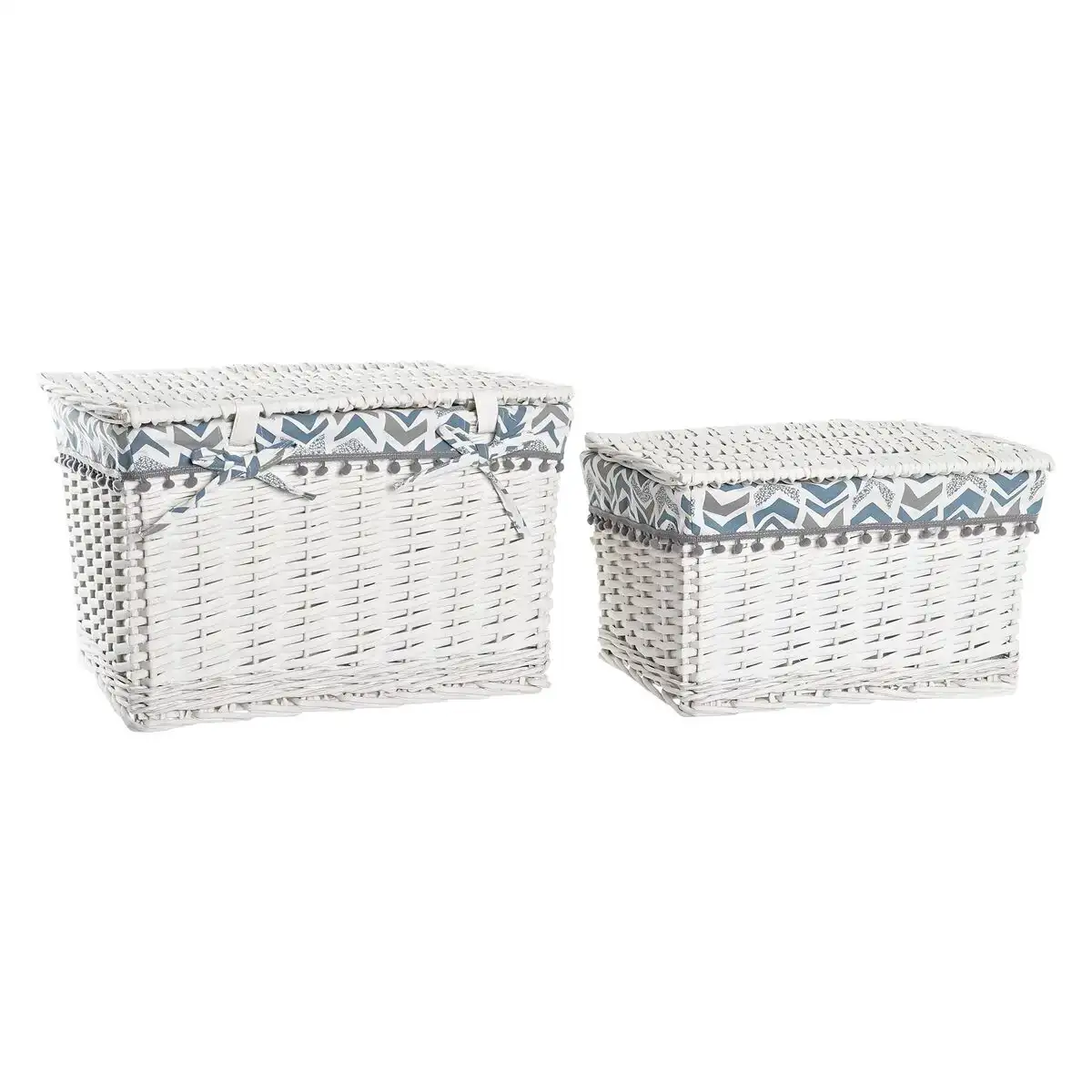 Set de basket dkd home decor polyester osier 45 x 35 x 30 cm _2738. DIAYTAR COTE D'IVOIRE - Où la Qualité et la Diversité Fusionnent. Explorez notre boutique en ligne pour découvrir une gamme variée de produits qui incarnent l'excellence et l'authenticité.