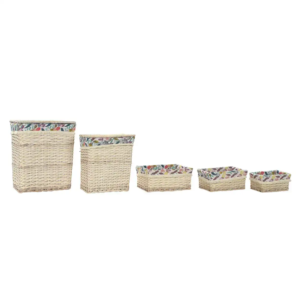 Set de basket dkd home decor polyester osier 47 x 35 x 56 cm _4762. DIAYTAR COTE D'IVOIRE - Votre Boutique en Ligne, Votre Histoire. Explorez notre sélection et découvrez des produits qui reflètent votre parcours et vos aspirations, un achat à la fois.