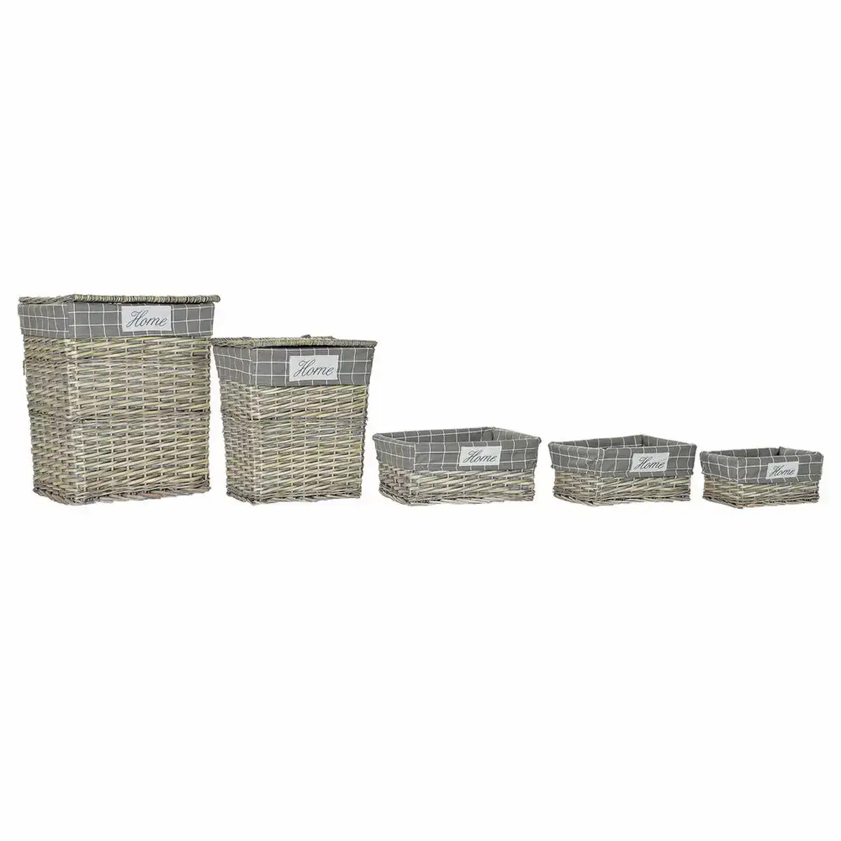 Set de basket dkd home decor polyester osier traditionnel 47 x 34 x 55 cm 5 pcs _6434. DIAYTAR COTE D'IVOIRE - L'Univers de l'Élégance Accessible. Plongez dans notre catalogue et choisissez des produits qui allient sophistication et accessibilité pour un shopping exquis.