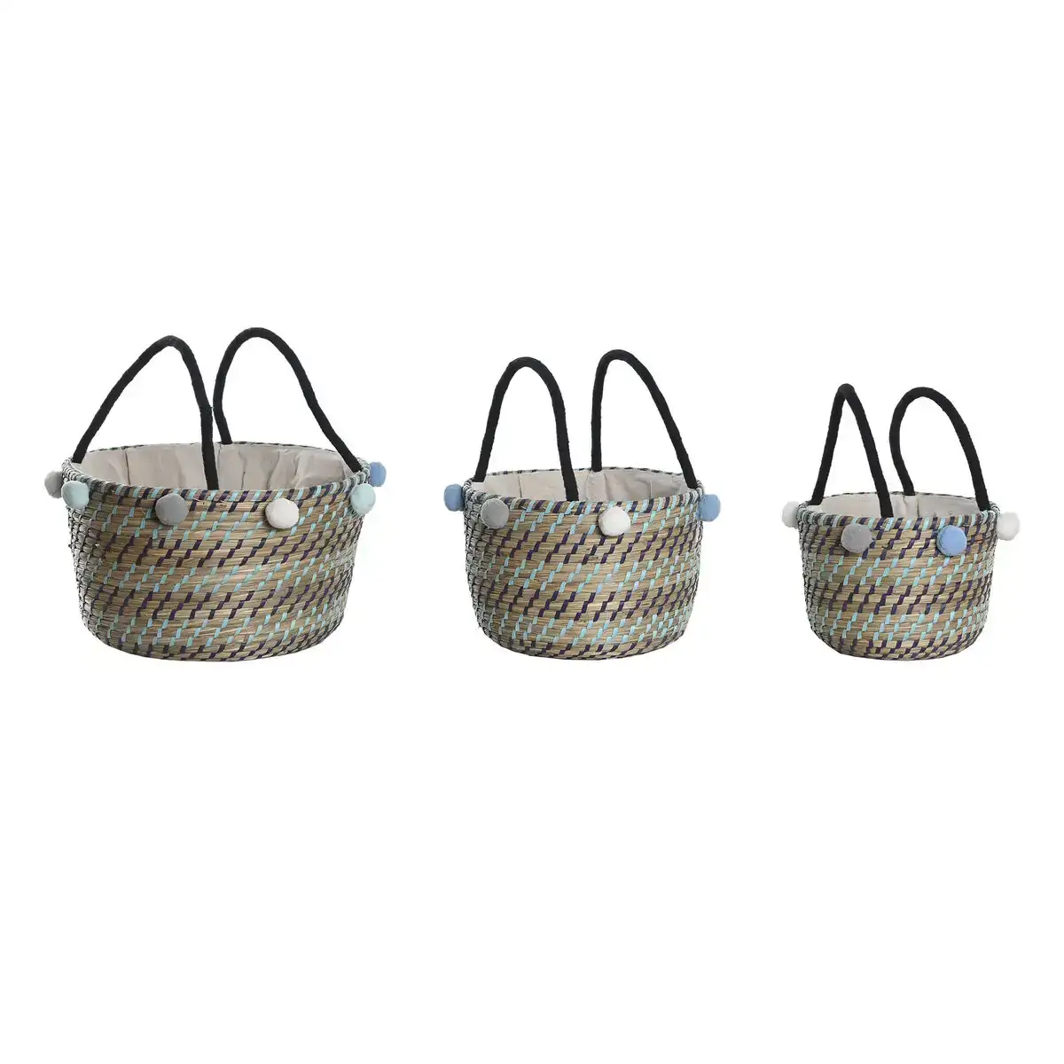 Set de basket dkd home decor polyester pompons 43 x 43 x 43 cm herbier marin_2136. DIAYTAR COTE D'IVOIRE - Où Choisir Rime avec Qualité. Découvrez notre sélection soigneusement conçue et choisissez des articles qui incarnent l'excellence et l'innovation.