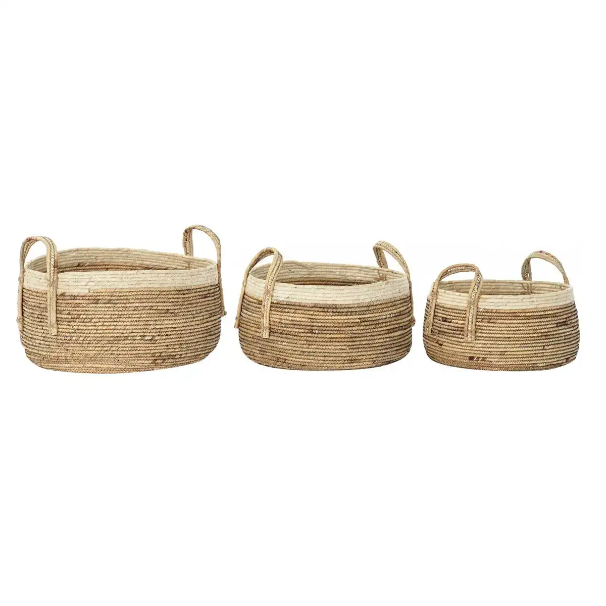 Set de basket dkd home decor tropical fibre naturelle joncs 45 x 45 x 33 cm 3 pieces _2566. Bienvenue dans l'univers captivant de DIAYTAR COTE D'IVOIRE - Votre Plateforme de Shopping Tout-en-Un. Parcourez notre boutique en ligne pour découvrir des produits uniques, allant des articles ménagers aux élégants accessoires de mode.