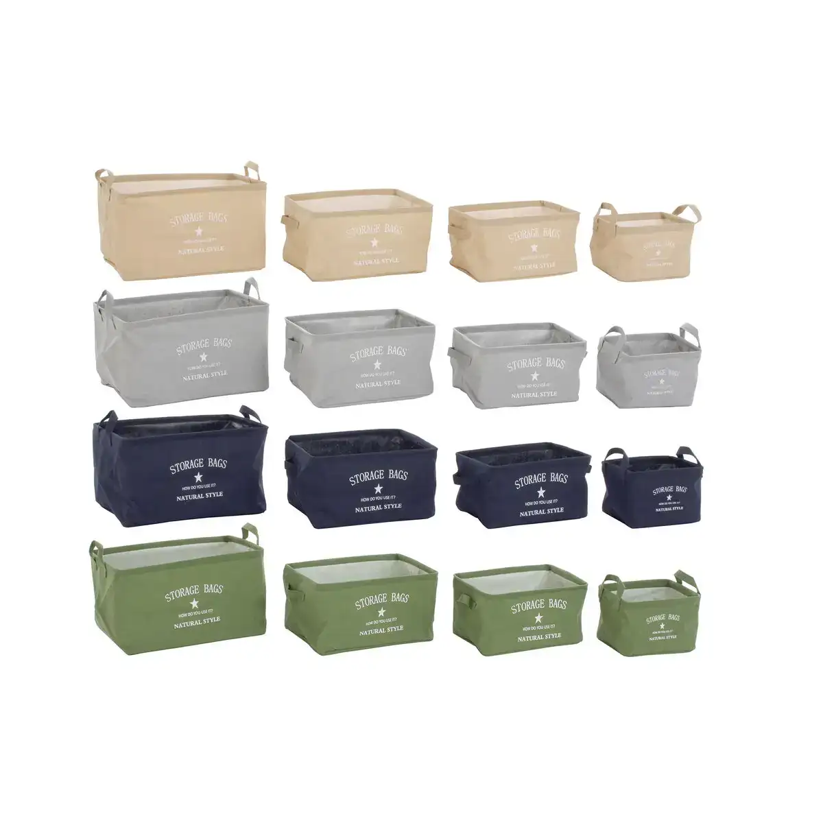 Set de basket dkd home decor vert gris creme blue marine loft 39 x 27 x 24 cm 4 pieces _9189. DIAYTAR COTE D'IVOIRE - Où Choisir Devient une Découverte. Explorez notre boutique en ligne et trouvez des articles qui vous surprennent et vous ravissent à chaque clic.