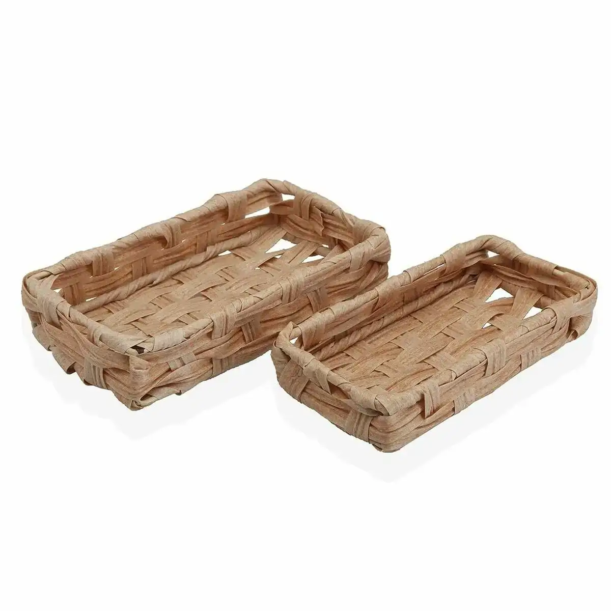 Set de basket versa 11 x 4 x 20 cm polyethylene bain et douche 2 pcs _6801. DIAYTAR COTE D'IVOIRE - Où Chaque Achat Raconte une Histoire. Explorez notre boutique en ligne et créez votre propre narration à travers notre diversité de produits, chacun portant une signification unique.