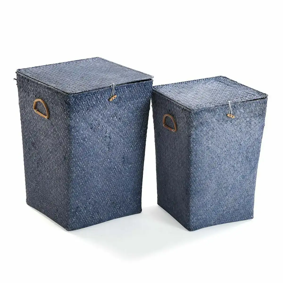 Set de basket versa bleu vetements algues marines 2 pieces 35 x 50 x 35 cm 2 pcs _4326. DIAYTAR COTE D'IVOIRE - Où Choisir est une Célébration de l'Artisanat Local. Découvrez notre boutique en ligne et choisissez des produits qui incarnent la passion des artisans sénégalais.