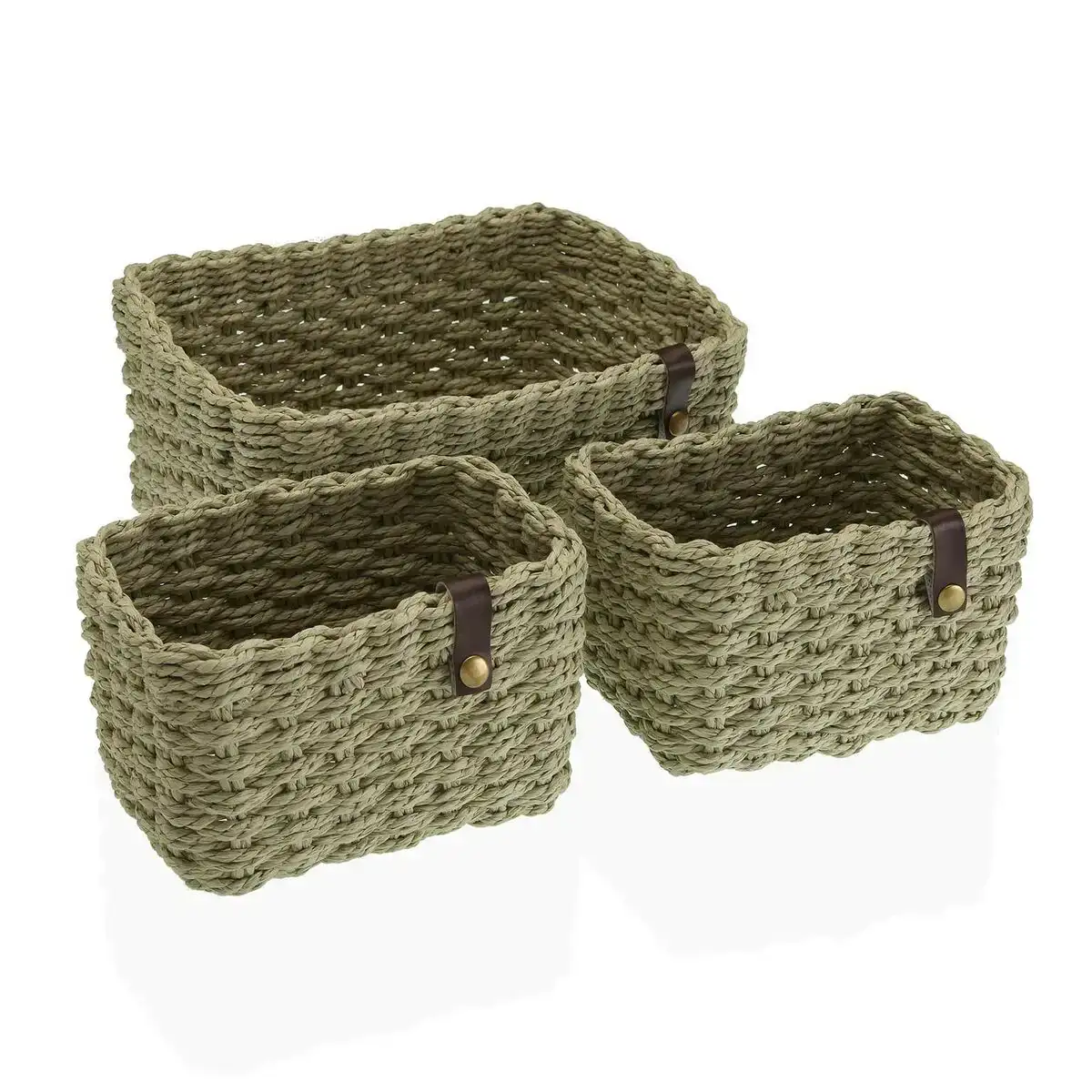 Set de basket versa vert papier 19 x 12 x 26 cm_3798. Entrez dans l'Univers de DIAYTAR COTE D'IVOIRE - Où Chaque Produit est une Découverte. Explorez notre gamme variée et trouvez des articles qui vous surprennent et vous inspirent.