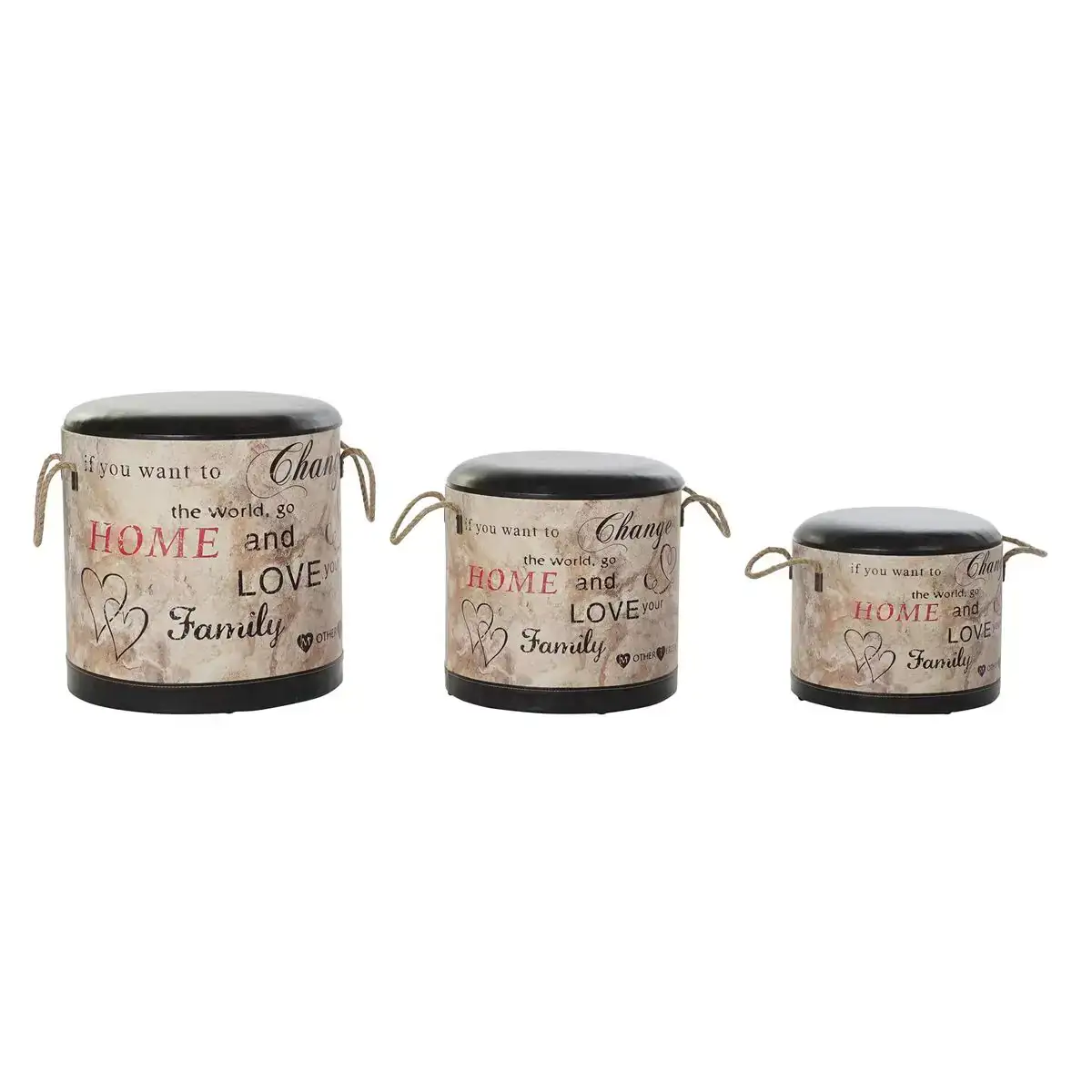 Set de boites decoratives dkd home decor amour mdf pu 3 pcs _7056. Bienvenue sur DIAYTAR COTE D'IVOIRE - Où Choisir est un Voyage Passionnant. Plongez dans notre catalogue et trouvez des produits qui révèlent la diversité et la beauté du Côte d'Ivoire.