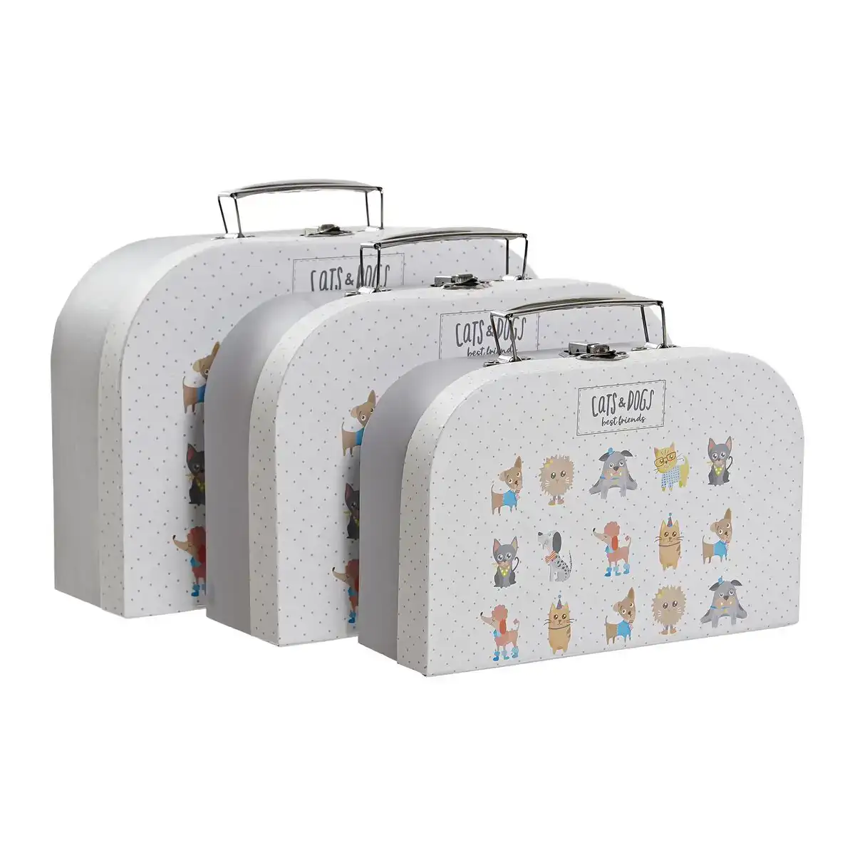 Set de boites decoratives dkd home decor animaux de compagnie blanc metal carton 28 x 9 5 x 20 cm_4527. Bienvenue sur DIAYTAR COTE D'IVOIRE - Votre Évasion Shopping Personnalisée. Parcourez notre collection unique et trouvez des articles qui reflètent votre style et votre individualité.