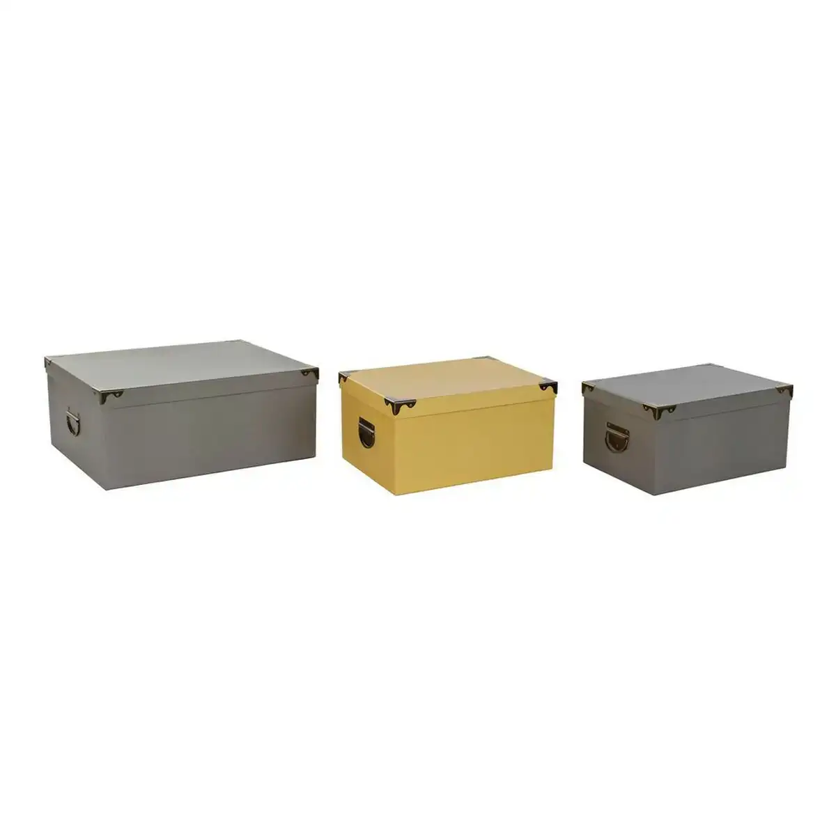 Set de boites decoratives dkd home decor metal carton 3 pcs _1144. Bienvenue chez DIAYTAR COTE D'IVOIRE - Où l'Authenticité Rencontre l'Accessibilité. Explorez notre sélection abordable et découvrez des articles qui incarnent l'essence du Côte d'Ivoire.