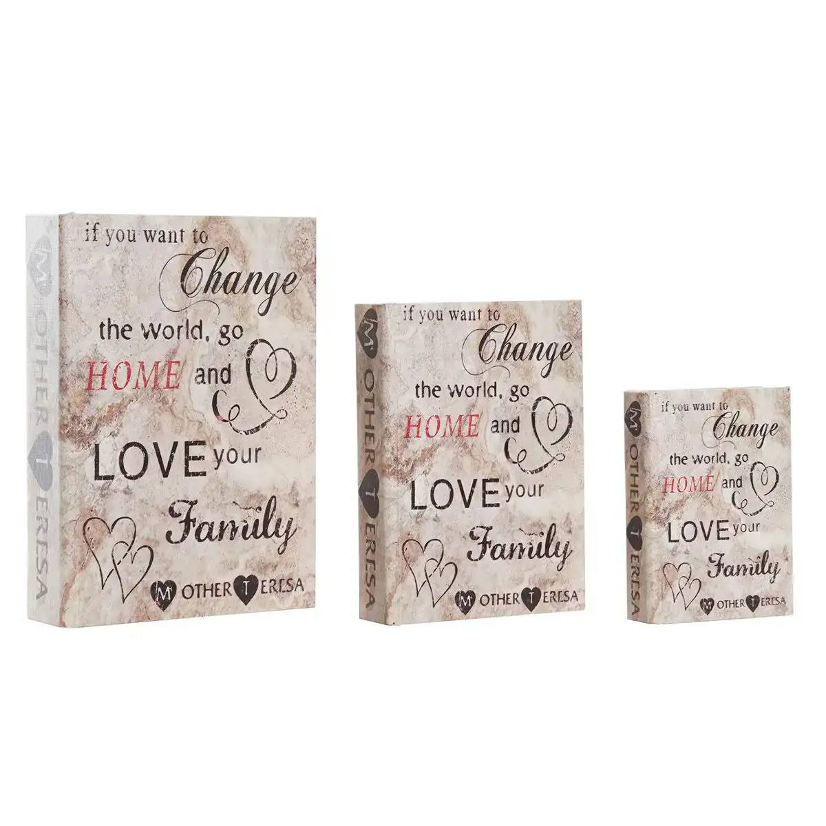 Set de boites decoratives dkd home decor toile bois 23 x 7 x 32 cm_2280. DIAYTAR COTE D'IVOIRE - L'Art de Vivre avec Authenticité. Explorez notre gamme de produits artisanaux et découvrez des articles qui apportent une touche unique à votre vie.