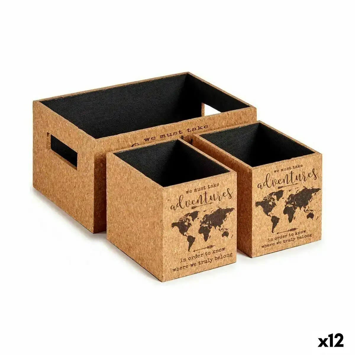 Set de boites decoratives marron liege bois mdf 12 unites _5362. DIAYTAR COTE D'IVOIRE - Où Chaque Détail Fait la Différence. Parcourez notre sélection soignée et choisissez des articles qui rehaussent votre quotidien, du fonctionnel à l'esthétique.