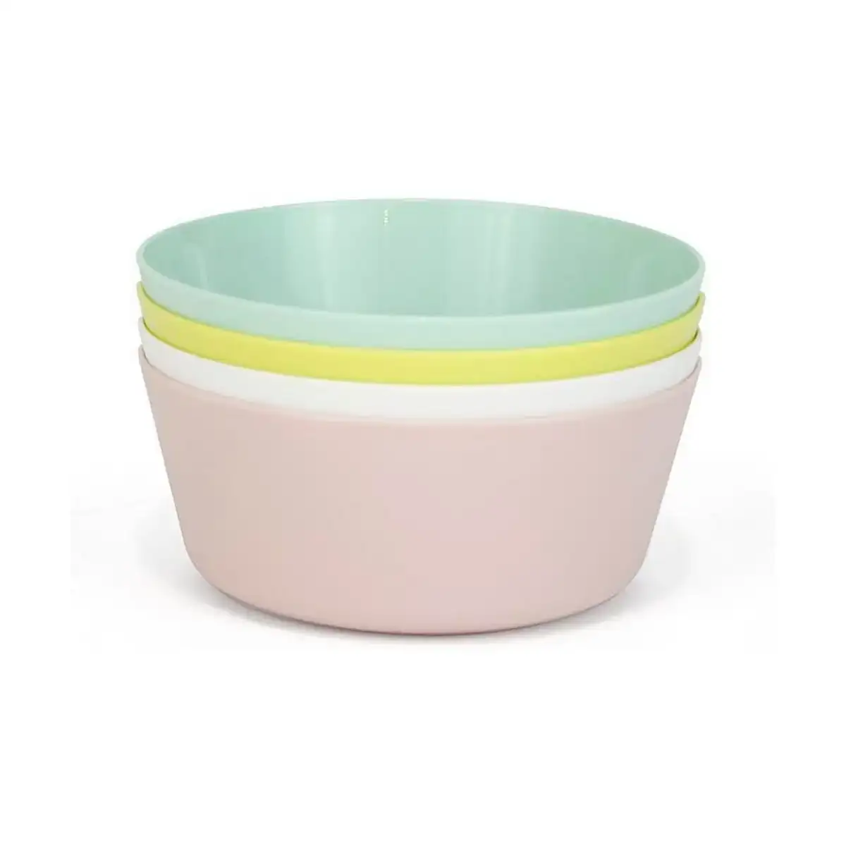 Set de bols dem plastique multicouleur 4 pieces 11 8 x 7 cm_7055. Bienvenue sur DIAYTAR COTE D'IVOIRE - Où Chaque Produit a son Histoire. Découvrez notre sélection unique et choisissez des articles qui racontent la richesse culturelle et artistique du Côte d'Ivoire.