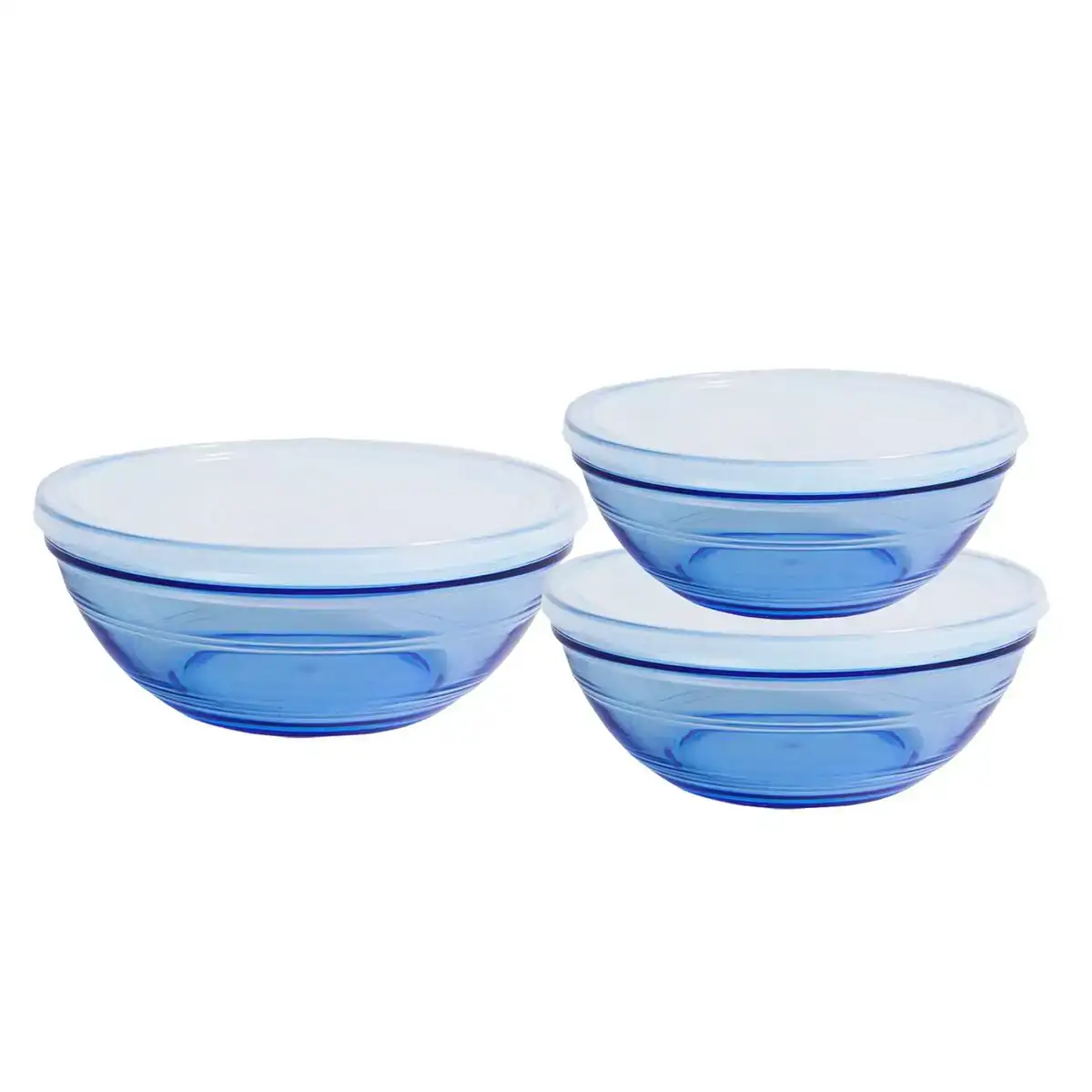 Set de bols duralex marine bleu avec couvercle 3 pieces_9679. DIAYTAR COTE D'IVOIRE - Où Choisir est un Acte de Création. Naviguez à travers notre plateforme et choisissez des produits qui complètent votre histoire personnelle.