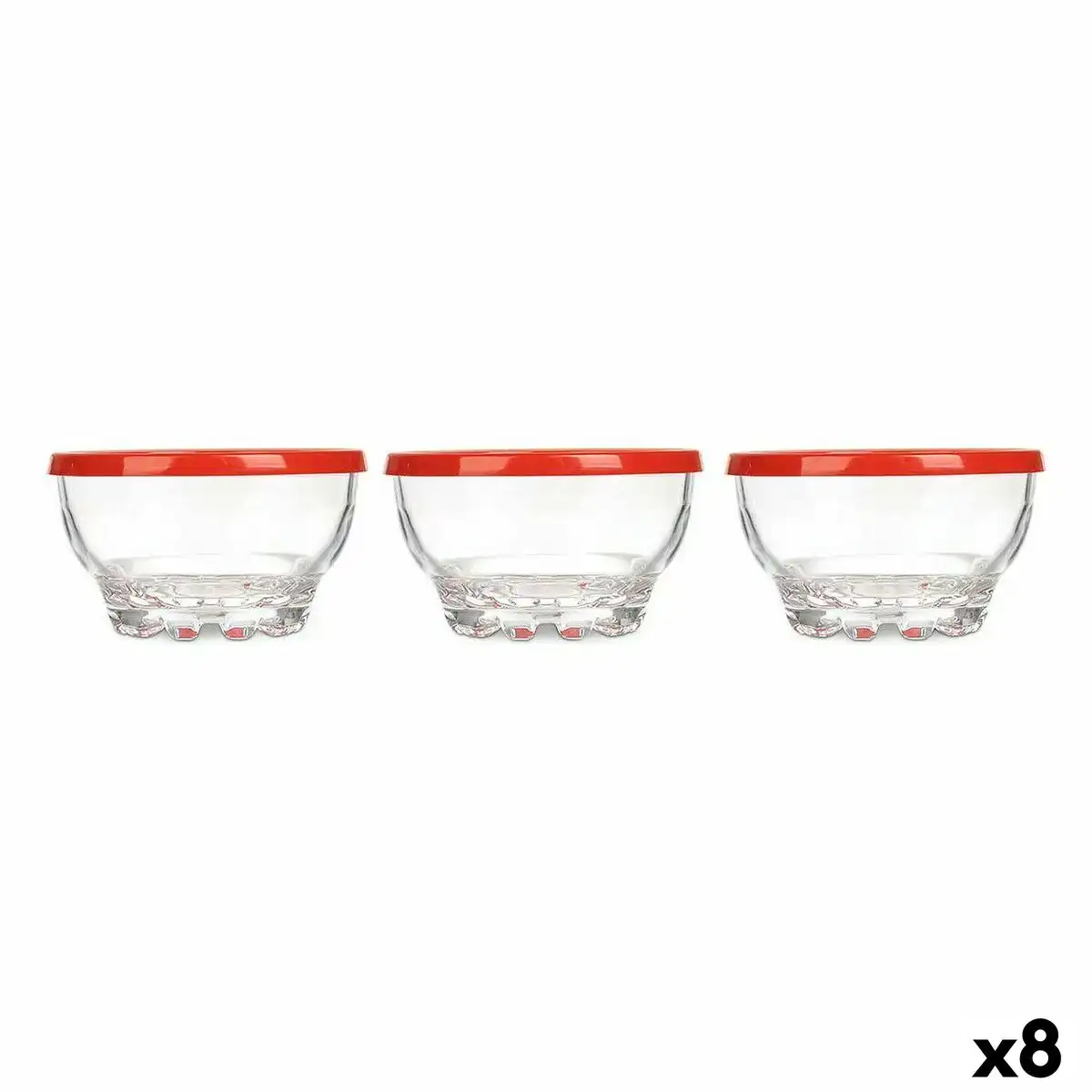 Set de bols karaman rouge transparent verre polyethylene o 10 5 cm 275 ml 8 unites _1268. DIAYTAR COTE D'IVOIRE - L'Art de Vivre le Shopping Inspiré. Parcourez notre catalogue et choisissez des produits qui reflètent votre passion pour la beauté et l'authenticité.