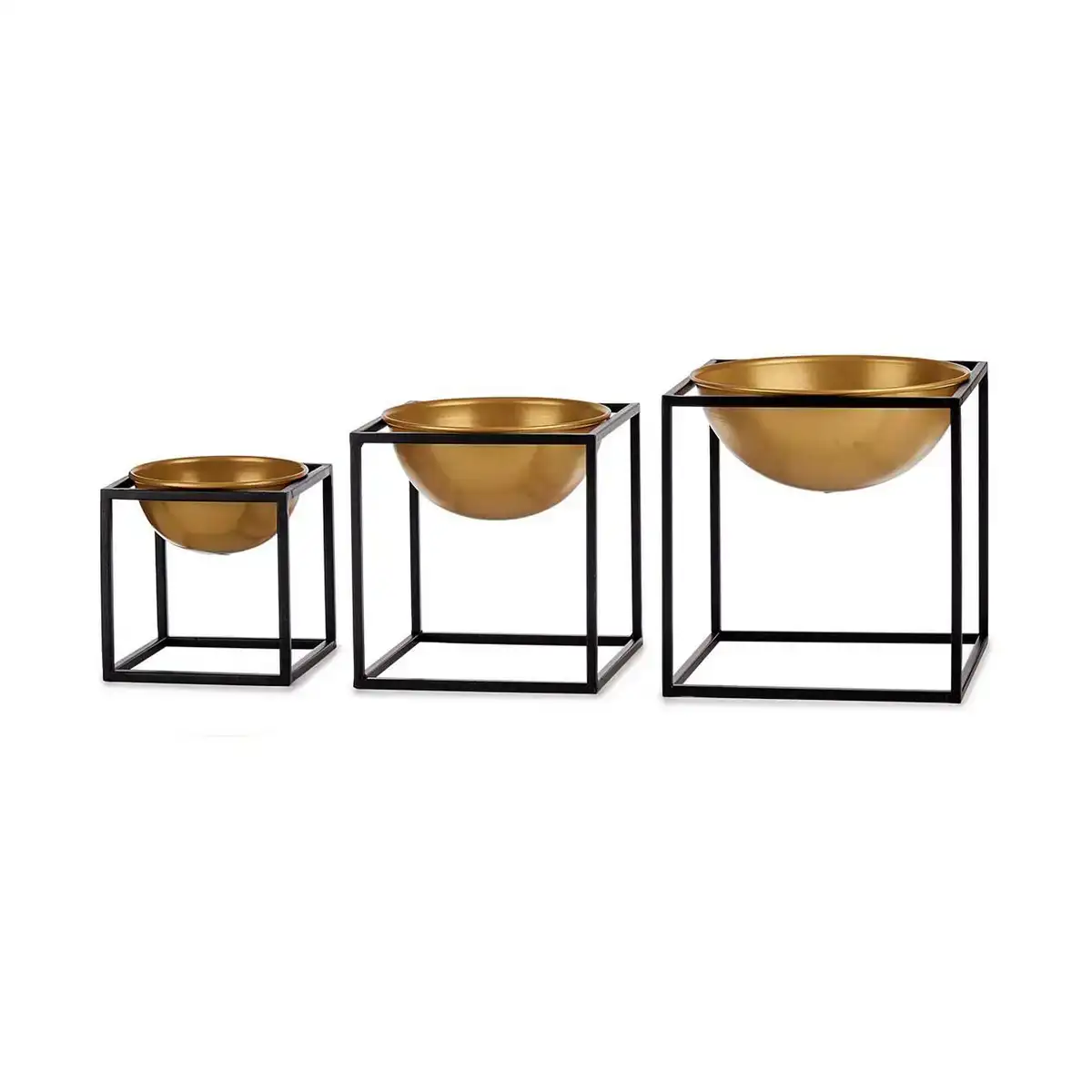 Set de bols noir dore decoration 3 pieces metal_9836. Bienvenue sur DIAYTAR COTE D'IVOIRE - Où Choisir est un Voyage Sensoriel. Plongez dans notre catalogue et trouvez des produits qui éveillent vos sens et embellissent votre quotidien.