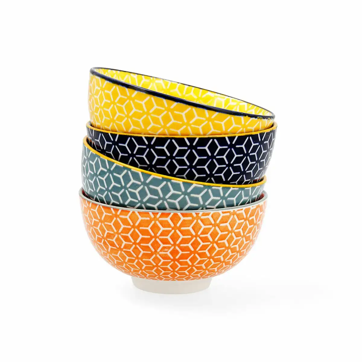 Set de bols quid pippa aperitif ceramique multicouleur 11 cm 4 unites _4850. DIAYTAR COTE D'IVOIRE - Là où le Shopping devient une Fête des Sens. Plongez dans notre univers et choisissez des produits qui éveillent votre goût pour l'esthétique et l'authenticité.