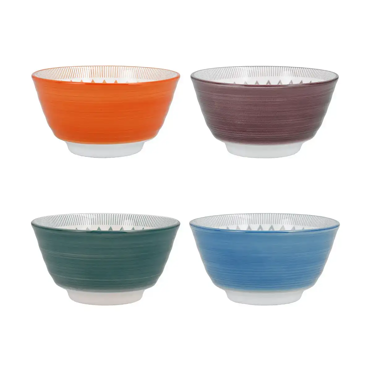 Set de bols quid vita tribal ceramique multicouleur 11 cm 4 unites _6765. DIAYTAR COTE D'IVOIRE - Où Choisir Devient une Découverte. Explorez notre boutique en ligne et trouvez des articles qui vous surprennent et vous ravissent à chaque clic.