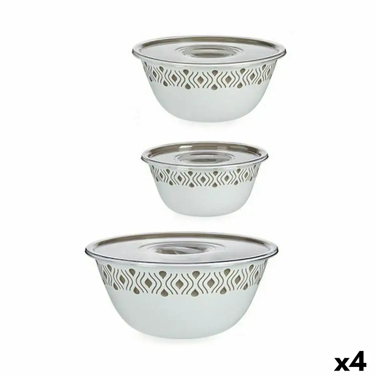 Set de bols stefanplast tosca avec couvercle beige plastique 4 unites _2326. DIAYTAR COTE D'IVOIRE - Où la Tradition s'Harmonise avec le Moderne. Parcourez notre gamme diversifiée et choisissez des produits qui révèlent l'âme du Côte d'Ivoire.