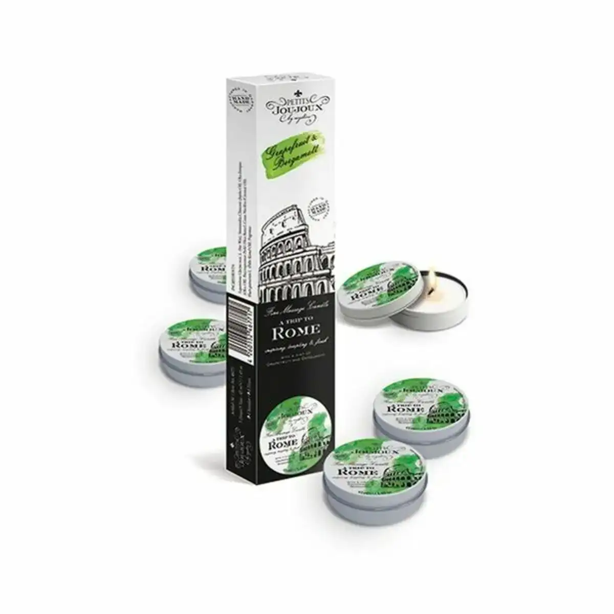 Set de bougies erotiques rome petits joujoux 67717 5 pcs _3654. DIAYTAR COTE D'IVOIRE - Où Choisir est un Plaisir Responsable. Parcourez notre catalogue et choisissez des produits qui incarnent notre engagement envers des pratiques durables et éthiques.