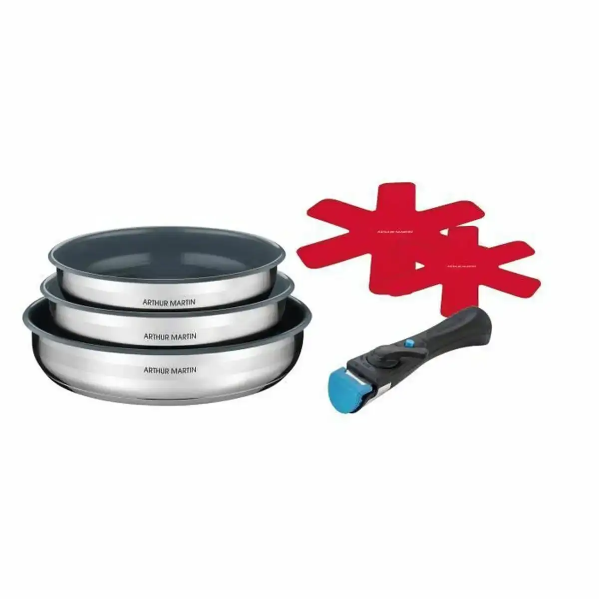 Set de casseroles arthur martin aluminium 5 pieces_9107. DIAYTAR COTE D'IVOIRE - Votre Boutique en Ligne, Votre Identité. Naviguez à travers notre plateforme et choisissez des articles qui expriment qui vous êtes et ce que vous chérissez.