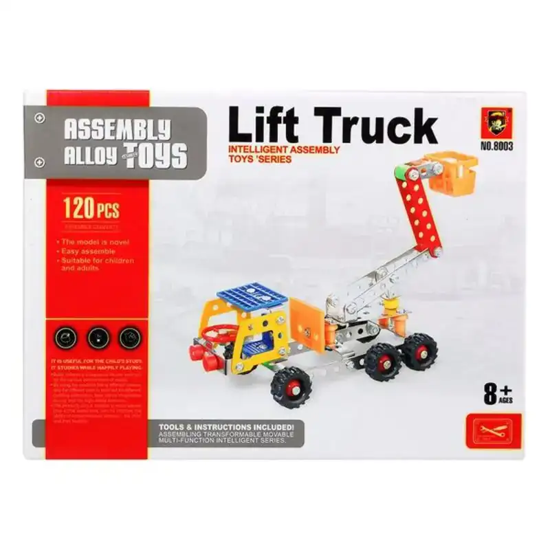 Set de construction camion avec grue 117622 120 pcs _6427. Bienvenue chez DIAYTAR COTE D'IVOIRE - Où Chaque Produit a son Histoire. Plongez dans notre sélection diversifiée et découvrez des articles qui racontent le riche patrimoine sénégalais.