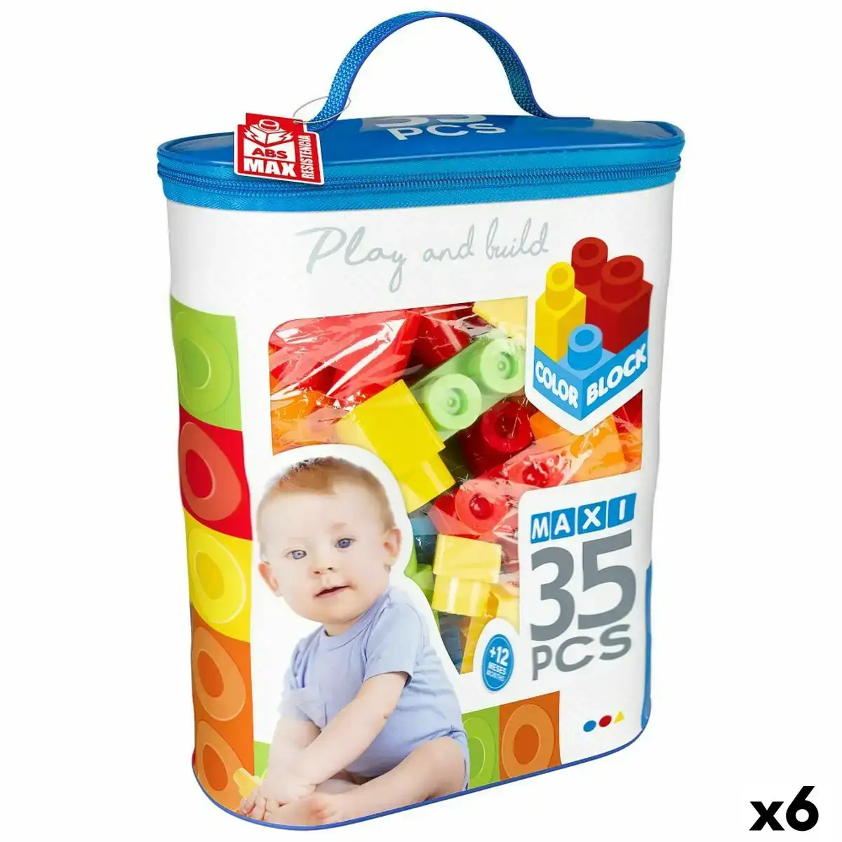 Set de construction color block basic sac 35 pieces 6 unites _7855. DIAYTAR COTE D'IVOIRE - Votre Destination pour un Shopping Éclairé. Parcourez notre boutique en ligne pour découvrir des produits de qualité qui embelliront votre quotidien.