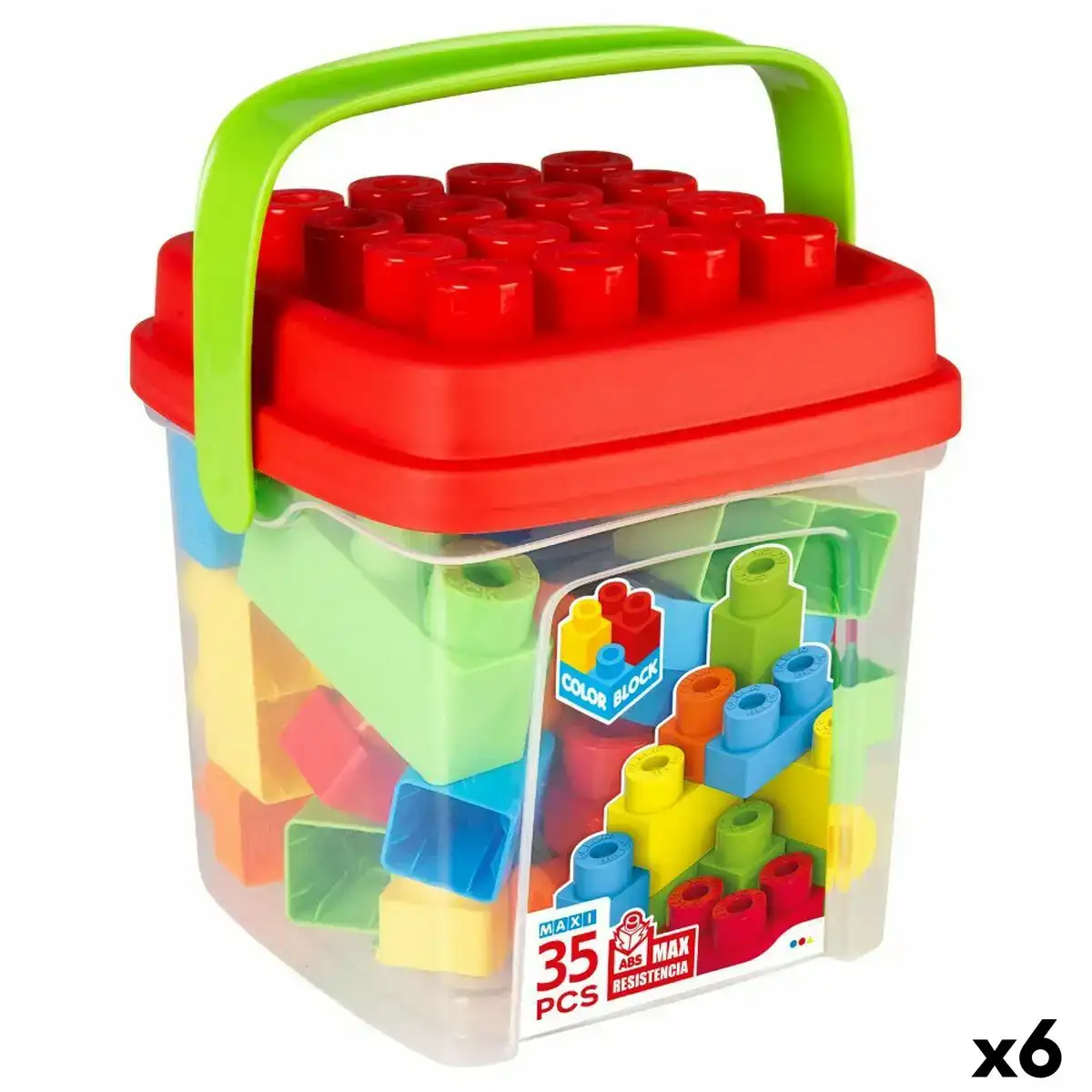 Set de construction color block basic seau 35 pieces 6 unites _4863. Entrez dans l'Univers de DIAYTAR COTE D'IVOIRE - Où Chaque Produit a son Histoire. Explorez notre catalogue et découvrez des trésors qui racontent la riche culture du Côte d'Ivoire.