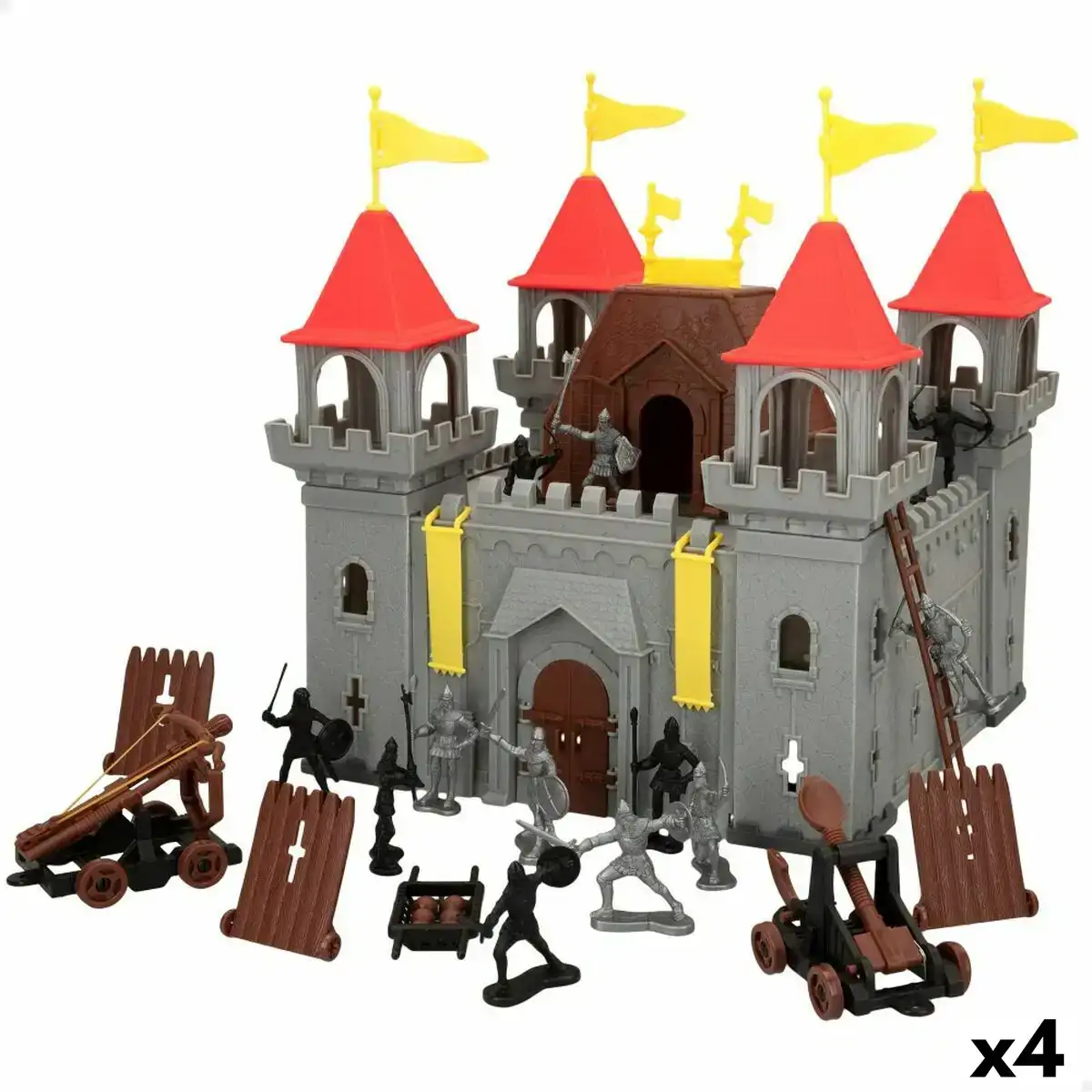Set de construction colorbaby medieval fighters 25 pieces 4 unites _2673. Bienvenue chez DIAYTAR COTE D'IVOIRE - Où Chaque Produit a son Histoire. Découvrez notre sélection unique et trouvez des articles qui racontent la richesse culturelle et artistique du Côte d'Ivoire.