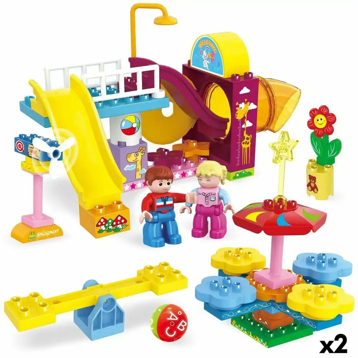 Set de construction colorbaby playground 50 pieces 2 unites _8502. Entrez dans l'Univers de DIAYTAR COTE D'IVOIRE - Où Choisir est un Voyage. Explorez notre gamme diversifiée et trouvez des articles qui répondent à tous vos besoins et envies.