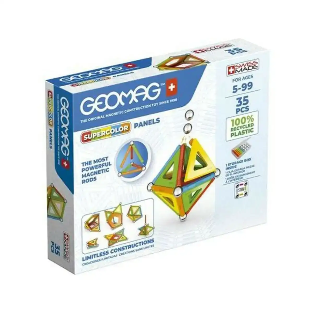 Set de construction geomag supercolor panels magnetique 35 pcs _7810. Entrez dans l'Univers de DIAYTAR COTE D'IVOIRE - Où Choisir est un Voyage. Explorez notre gamme diversifiée et trouvez des articles qui répondent à tous vos besoins et envies.
