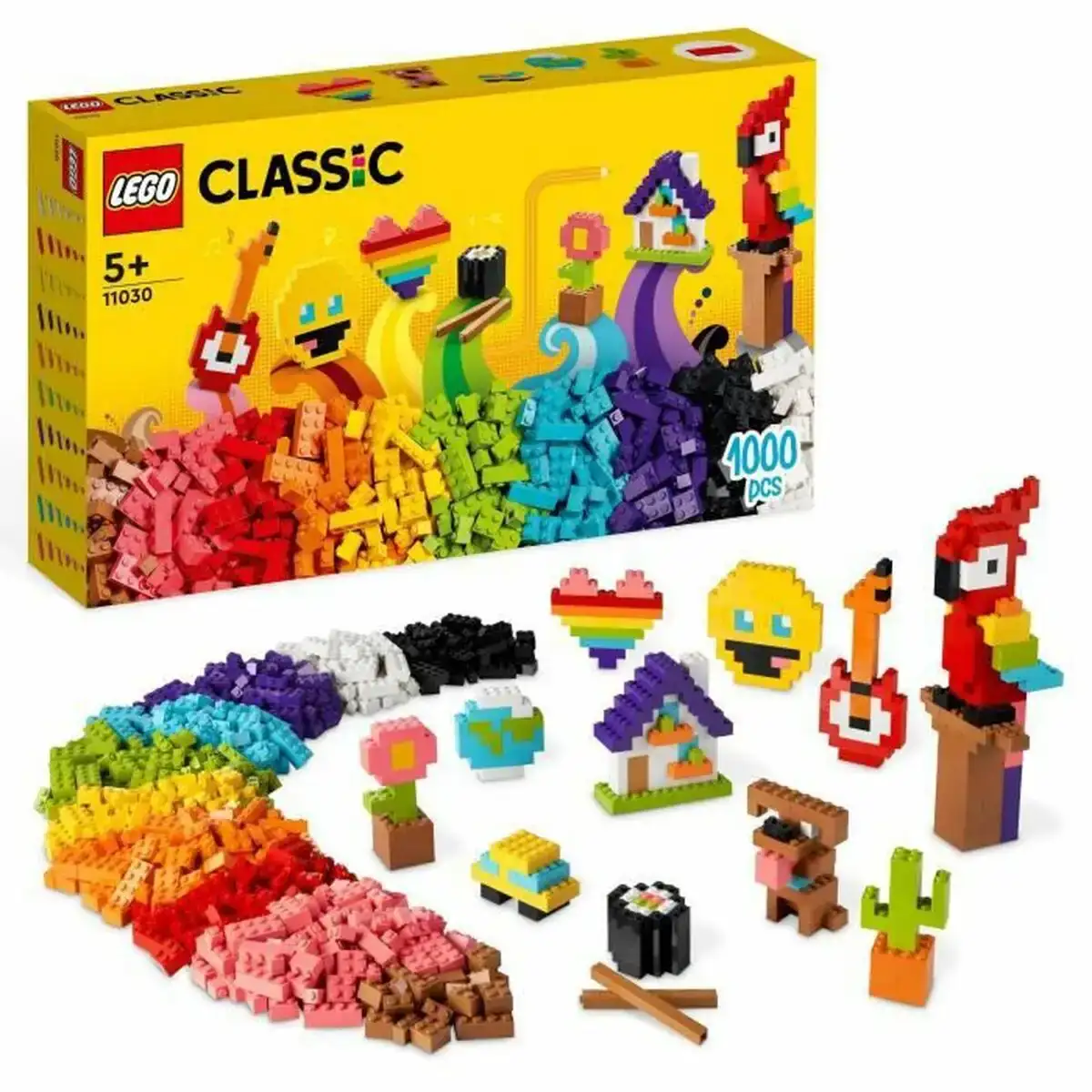 Set de construction lego classic 1000 pieces_4010. DIAYTAR COTE D'IVOIRE - L'Art de Vivre le Shopping Authentique. Découvrez notre boutique en ligne et trouvez des produits qui célèbrent la culture et l'héritage du Côte d'Ivoire.