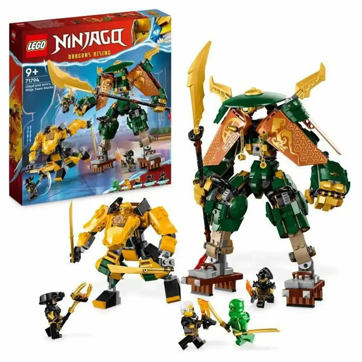 Set de construction lego ninjago 71794 the ninjas lloyd and arin robot team_5183. DIAYTAR COTE D'IVOIRE - Votre Destination pour un Shopping Unique. Parcourez notre catalogue et trouvez des articles qui expriment votre singularité et votre style.