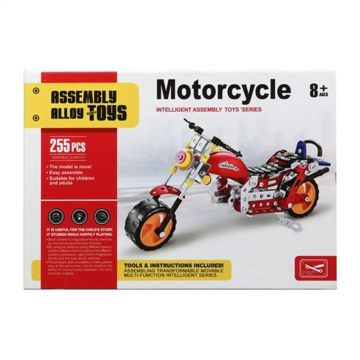 Set de construction motorcycle 117530 255 pcs 29 x 26 cm_2387. DIAYTAR COTE D'IVOIRE - Là où la Qualité se Marque d'une Touche Côte d'Ivoireaise. Naviguez à travers notre boutique en ligne et choisissez des produits qui allient excellence et tradition.