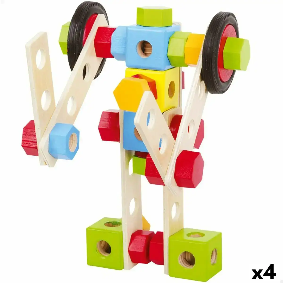 Set de construction woomax 80 pieces 4 unites _4057. DIAYTAR COTE D'IVOIRE - Là où Chaque Produit Évoque une Émotion. Parcourez notre catalogue et choisissez des articles qui vous touchent et qui enrichissent votre expérience.