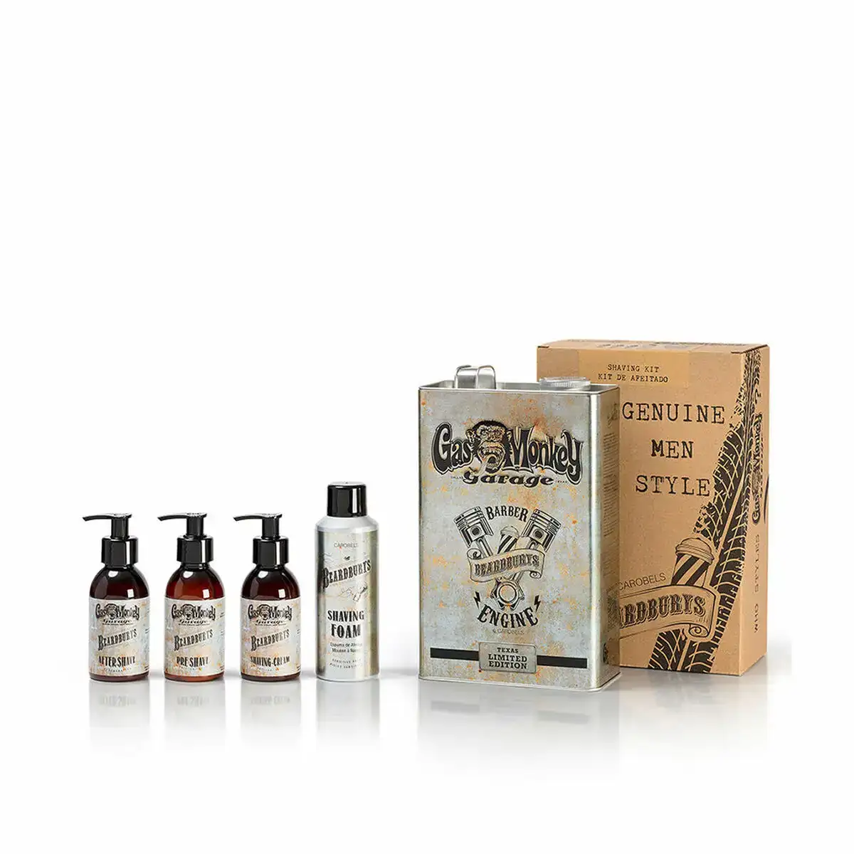 Set de cosmetique beardburys genuine men style shaving 4 pieces_2491. DIAYTAR COTE D'IVOIRE - Votre Escapade Shopping Virtuelle. Explorez notre boutique en ligne et dénichez des trésors qui évoquent la culture et le savoir-faire sénégalais, un clic à la fois.