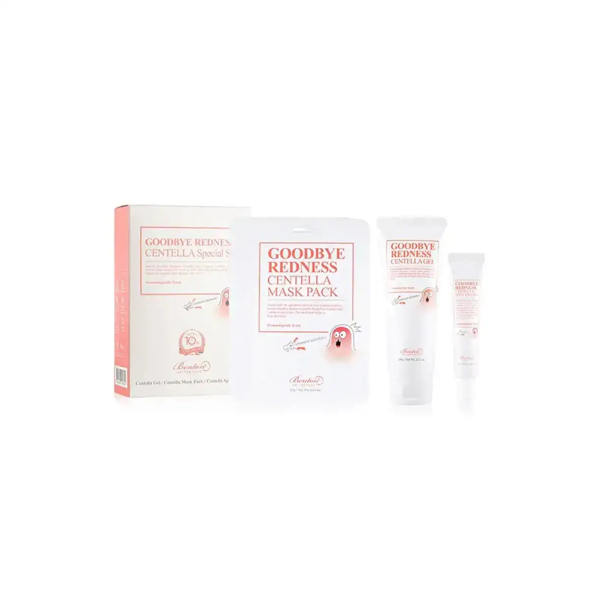 Set de cosmetique unisexe benton goodbye redness centella special 5 unites 5 pcs _8106. Découvrez DIAYTAR COTE D'IVOIRE - Là où le Choix Rencontre la Qualité. Parcourez notre gamme diversifiée et choisissez parmi des produits conçus pour exceller dans tous les aspects de votre vie.