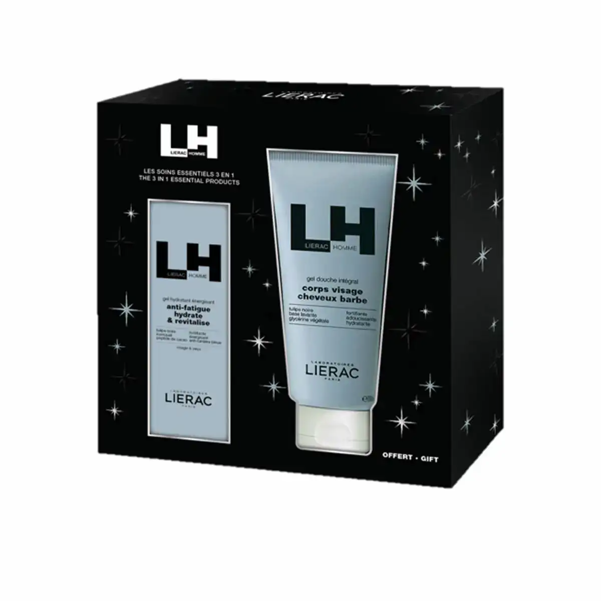 Set de cosmetique unisexe lierac les soins essentiels 3 en 1 2 pieces_1000. DIAYTAR COTE D'IVOIRE - Votre Escale Shopping incontournable. Explorez notre boutique en ligne et dénichez des trésors qui reflètent la richesse culturelle et la modernité du Côte d'Ivoire.