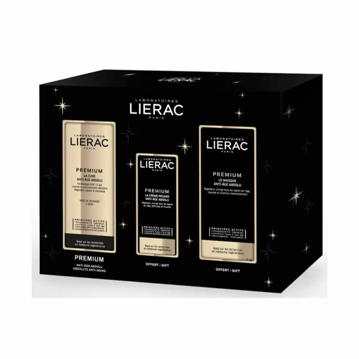 Set de cosmetique unisexe lierac premium la cura 3 pieces_1546. DIAYTAR COTE D'IVOIRE - Où Chaque Achat Raconte une Histoire. Parcourez notre boutique en ligne pour trouver des articles qui évoquent le savoir-faire et la tradition du Côte d'Ivoire.