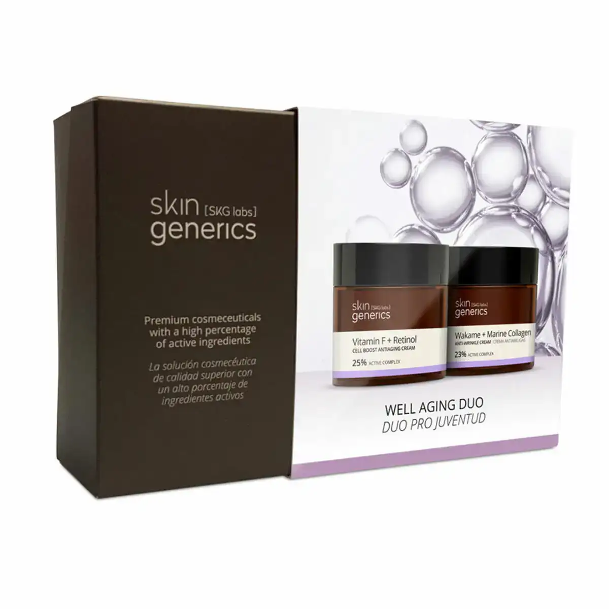 Set de cosmetique unisexe skin generics well aging duo 2 pieces_2773. Bienvenue sur DIAYTAR COTE D'IVOIRE - Où Choisir est un Voyage Sensoriel. Plongez dans notre catalogue et trouvez des produits qui éveillent vos sens et embellissent votre quotidien.