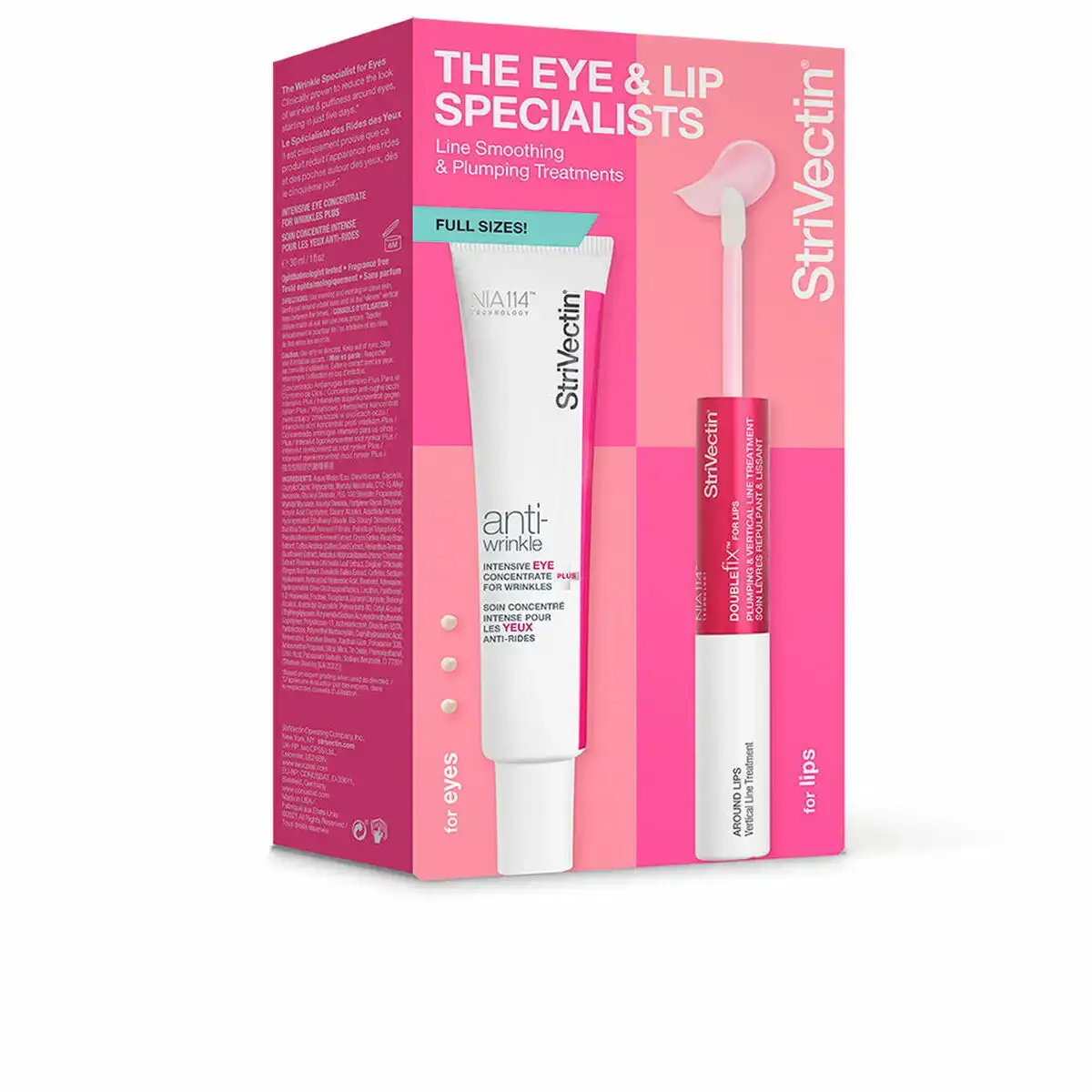Set de cosmetique unisexe strivectin the eye lips specialists 2 pieces_8946. DIAYTAR COTE D'IVOIRE - Là où Choisir est un Acte d'Amour pour le Côte d'Ivoire. Explorez notre gamme et choisissez des produits qui célèbrent la culture et l'artisanat du pays.