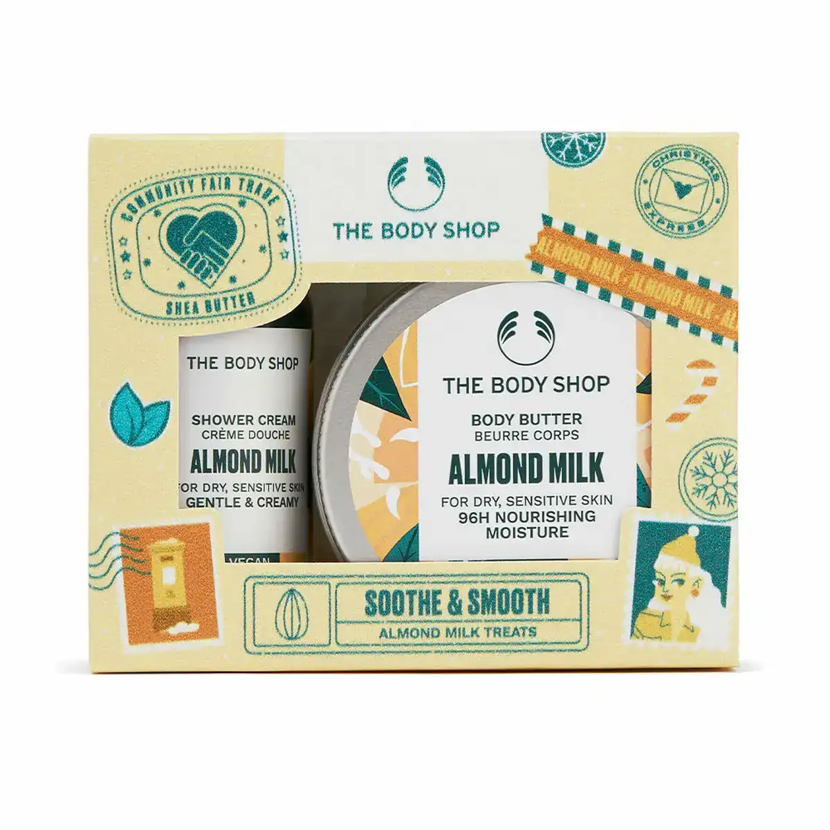 Set de cosmetique unisexe the body shop almond milk 2 pieces_7883. Bienvenue sur DIAYTAR COTE D'IVOIRE - Où l'Élégance Rencontrer la Tradition. Explorez notre gamme variée et trouvez des articles qui marient le chic moderne au charme ancestral.
