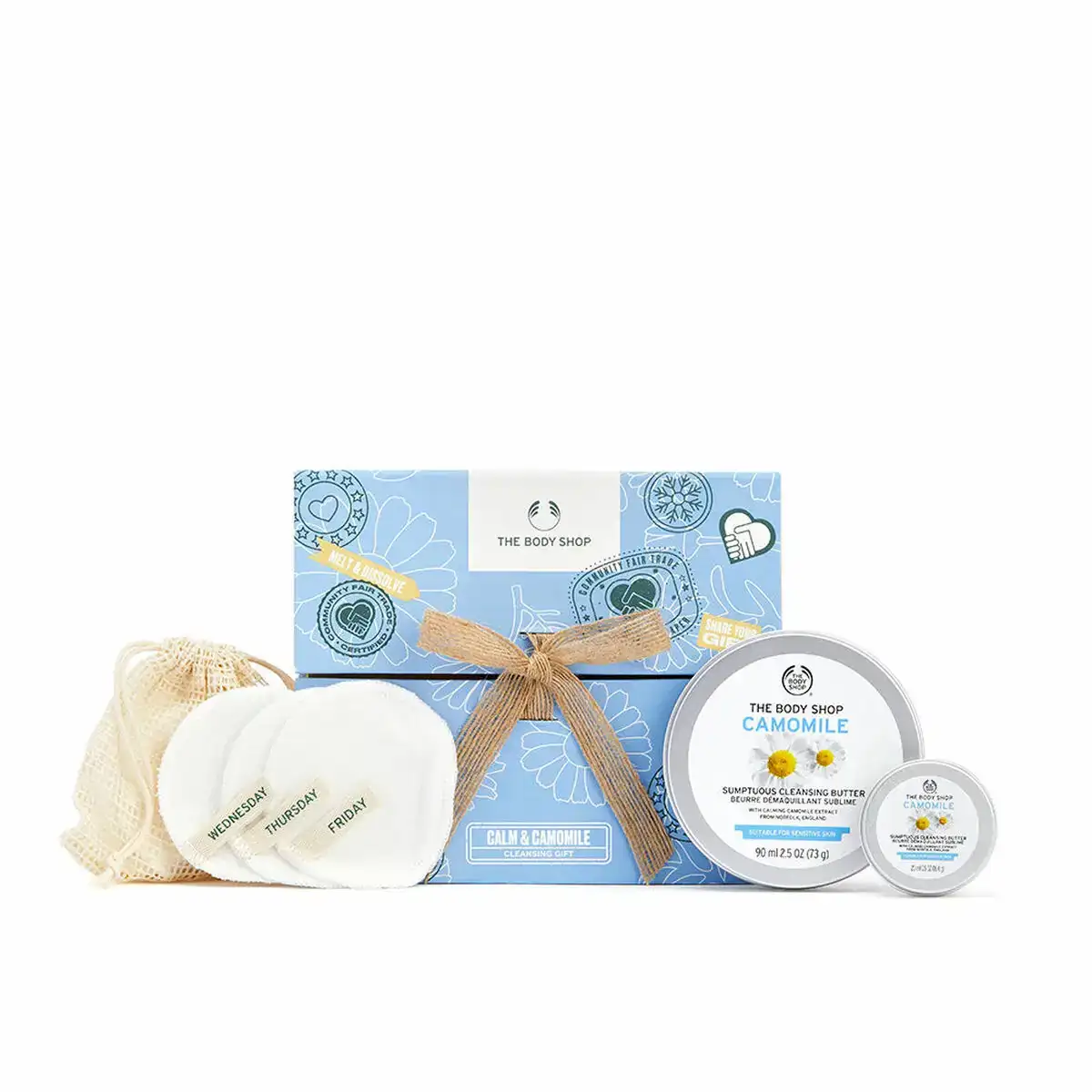 Set de cosmétique unisexe The Body Shop Camomile 4 Pièces