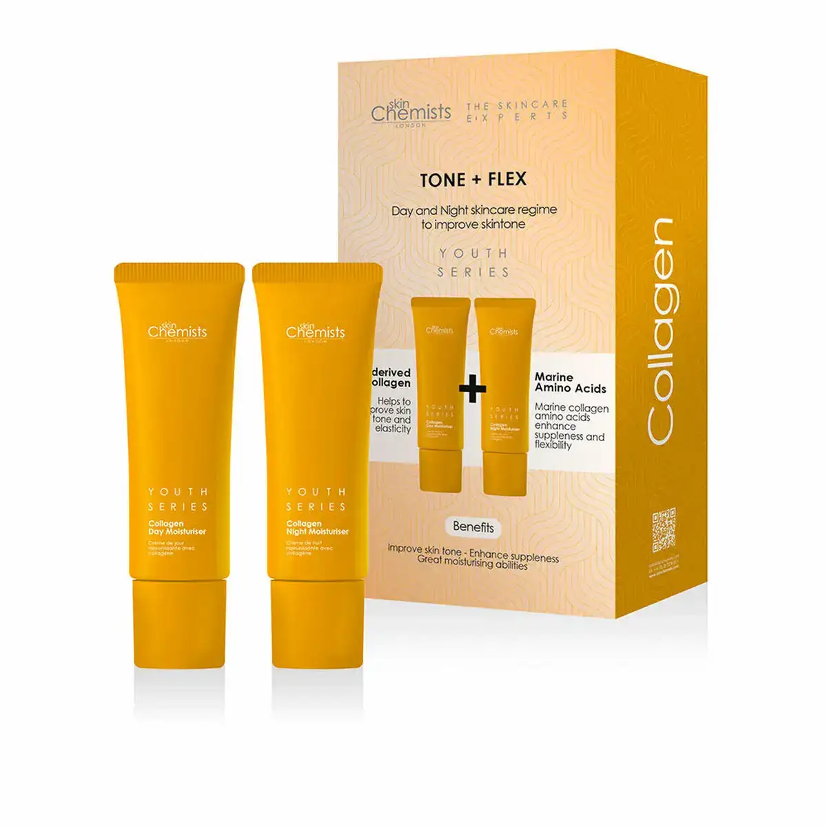 Set de cosmetiques femme skin chemists collagen 2 pieces_2315. Entrez dans l'Univers de DIAYTAR COTE D'IVOIRE - Où Choisir est un Voyage. Explorez notre gamme diversifiée et trouvez des articles qui répondent à tous vos besoins et envies.