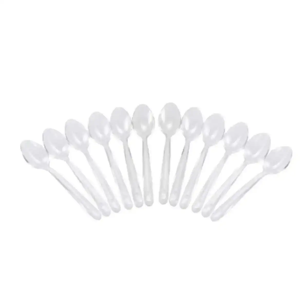 Set de cuilleres reutilisables algon dessert transparent 12 unites 14 cm_9050. DIAYTAR COTE D'IVOIRE - Où Chaque Produit est une Histoire à Raconter. Découvrez notre sélection de produits qui vous permettent de créer votre propre récit à travers vos achats.