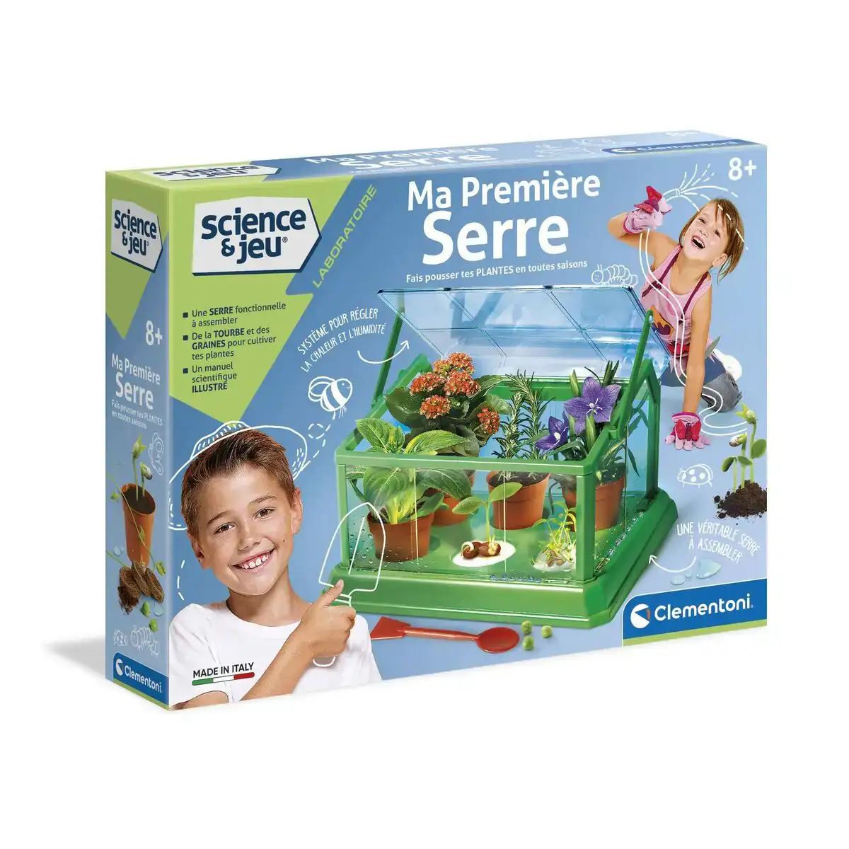 Set de culture clementoni my first greenhouse_5659. Bienvenue sur DIAYTAR COTE D'IVOIRE - Où Choisir est un Voyage Passionnant. Plongez dans notre catalogue et trouvez des produits qui révèlent la diversité et la beauté du Côte d'Ivoire.