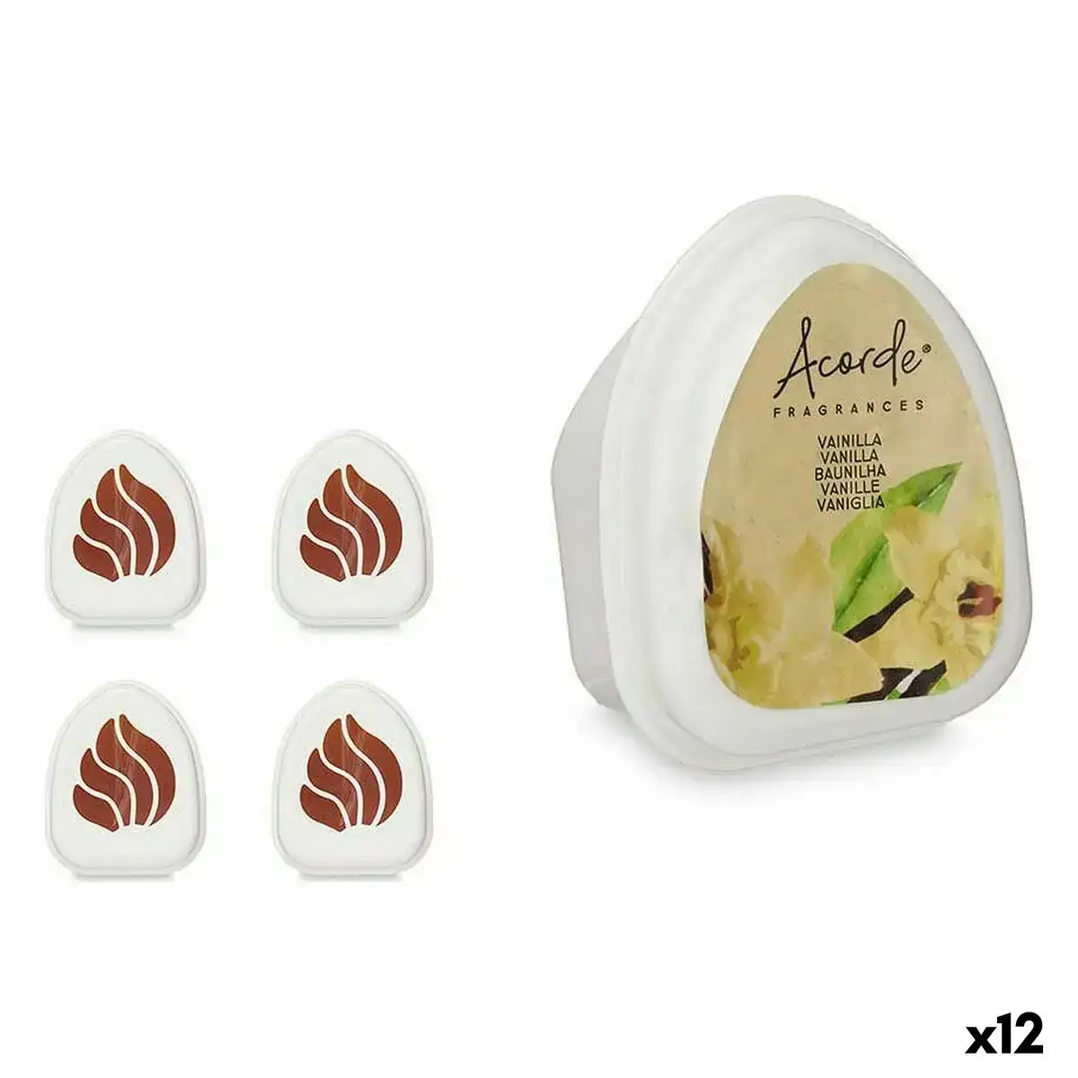 Set de desodorisants vanille 50 g 12 unites _7552. DIAYTAR COTE D'IVOIRE - Où Choisir est un Plaisir Responsable. Explorez notre boutique en ligne et adoptez des produits qui reflètent notre engagement envers la durabilité.