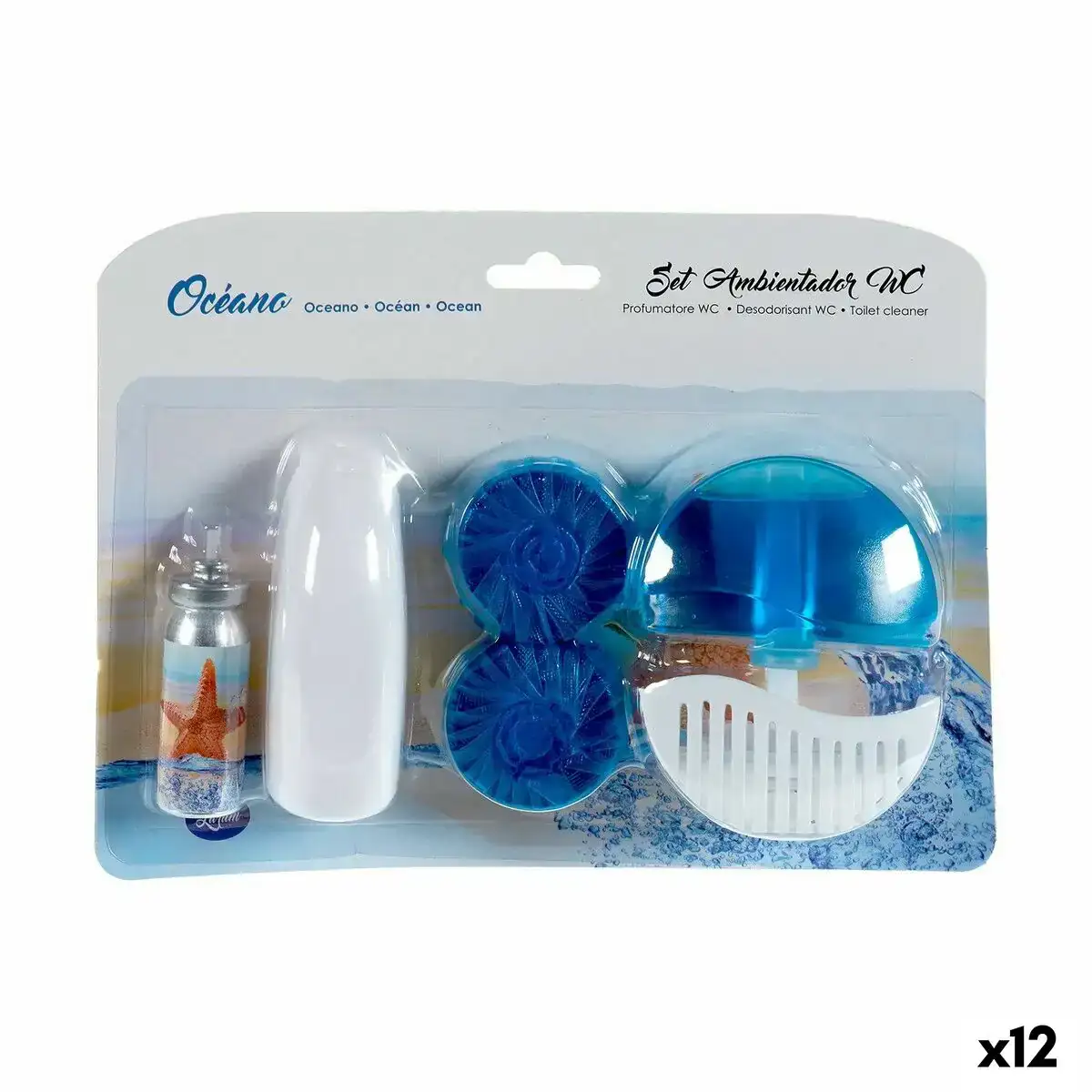 Set de desodorisants wc ocean 12 unites _9058. Bienvenue chez DIAYTAR COTE D'IVOIRE - Où le Shopping Devient un Voyage. Explorez notre plateforme pour dénicher des produits uniques, racontant l'histoire et l'âme du Côte d'Ivoire.