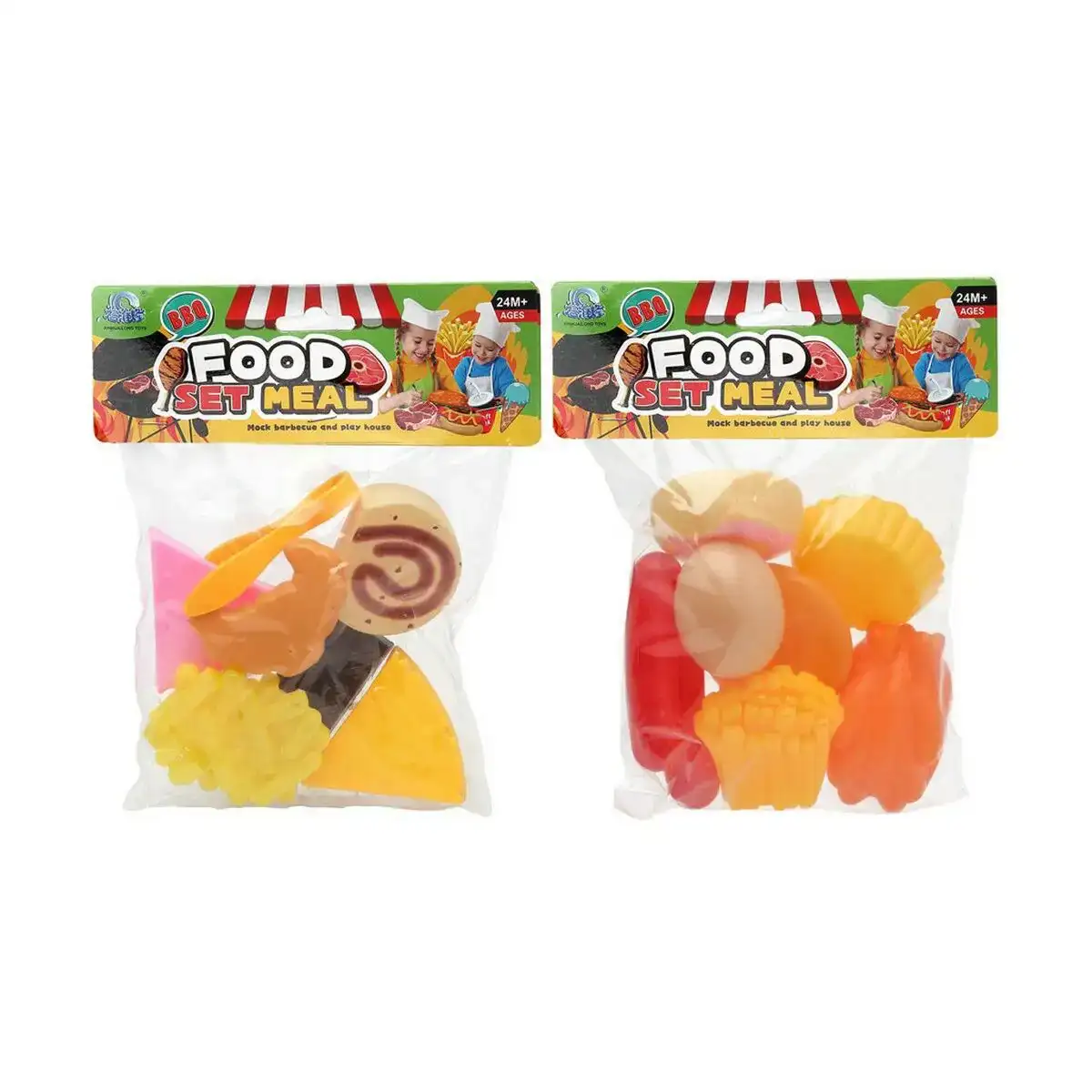 Set de jouets alimentaires plastique 20 x 17 cm_9039. DIAYTAR COTE D'IVOIRE - Votre Destination Shopping Éthique. Parcourez notre gamme et choisissez des articles qui respectent l'environnement et les communautés locales.