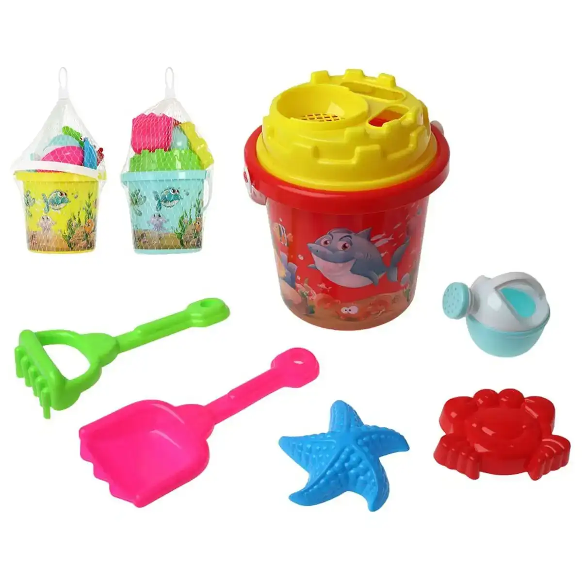 Set de jouets de plage 30 x 19 cm_8380. DIAYTAR COTE D'IVOIRE - Votre Boutique en Ligne, Votre Histoire. Explorez notre sélection et découvrez des produits qui reflètent votre parcours et vos aspirations, un achat à la fois.